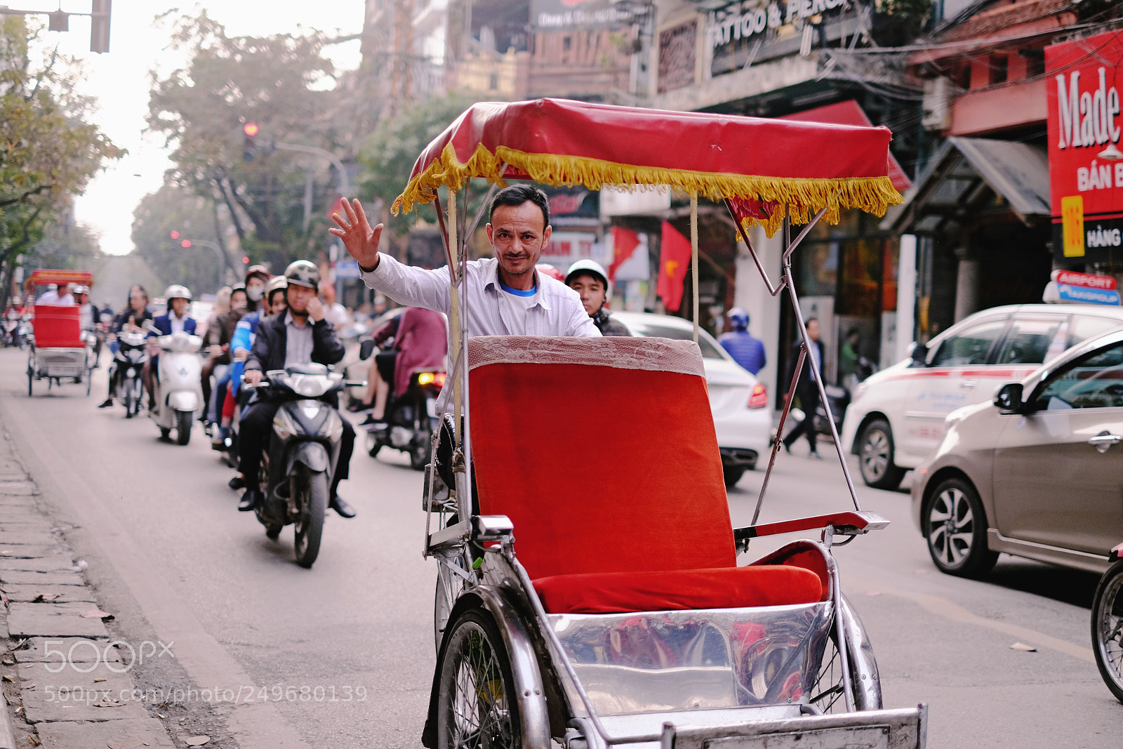 Fujifilm X-E2 sample photo. Hanoi old street photography