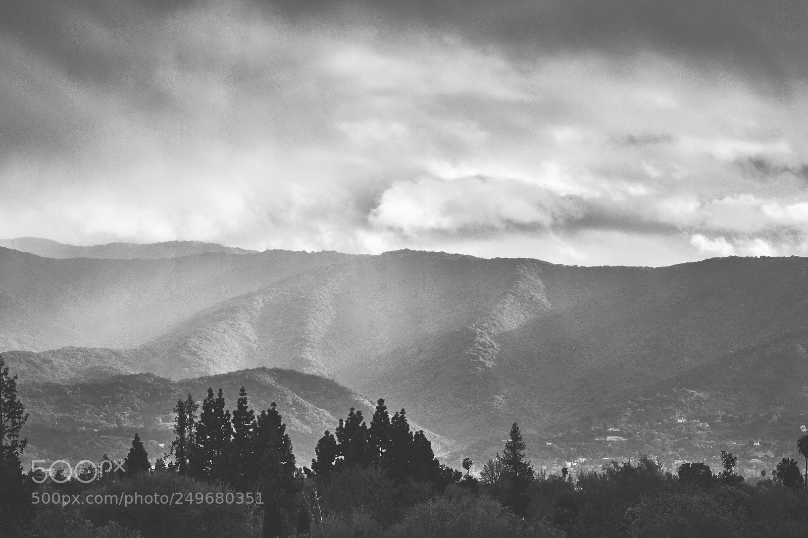 Fujifilm X-T2 sample photo. Rain in the mountains photography