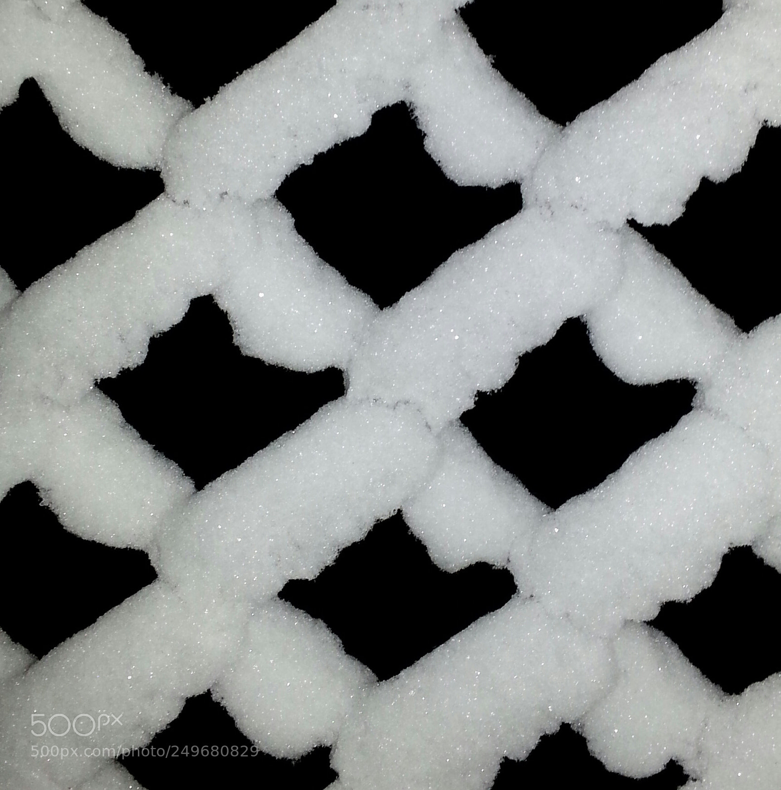 Samsung Galaxy S3 sample photo. Snow waffle photography