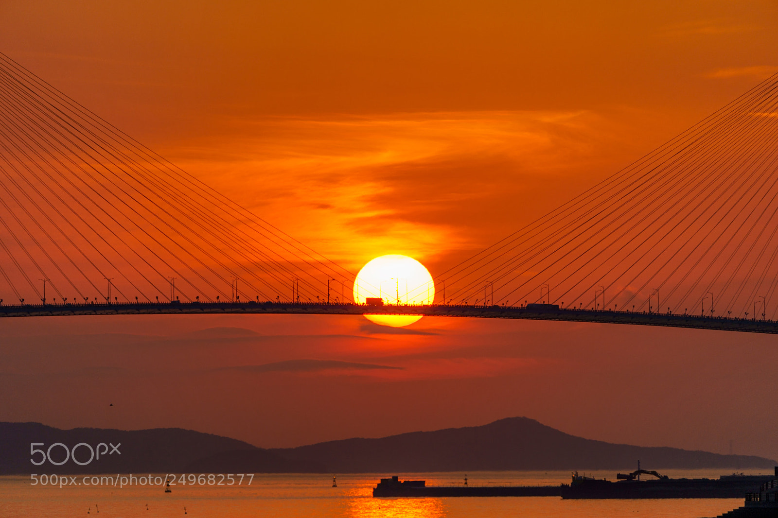 Sony a9 sample photo. Incheon bridge photography