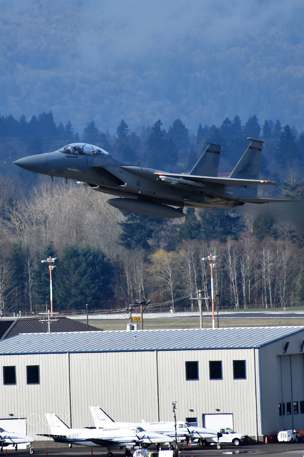 Nikon D3400 sample photo. Portland air guard taking photography