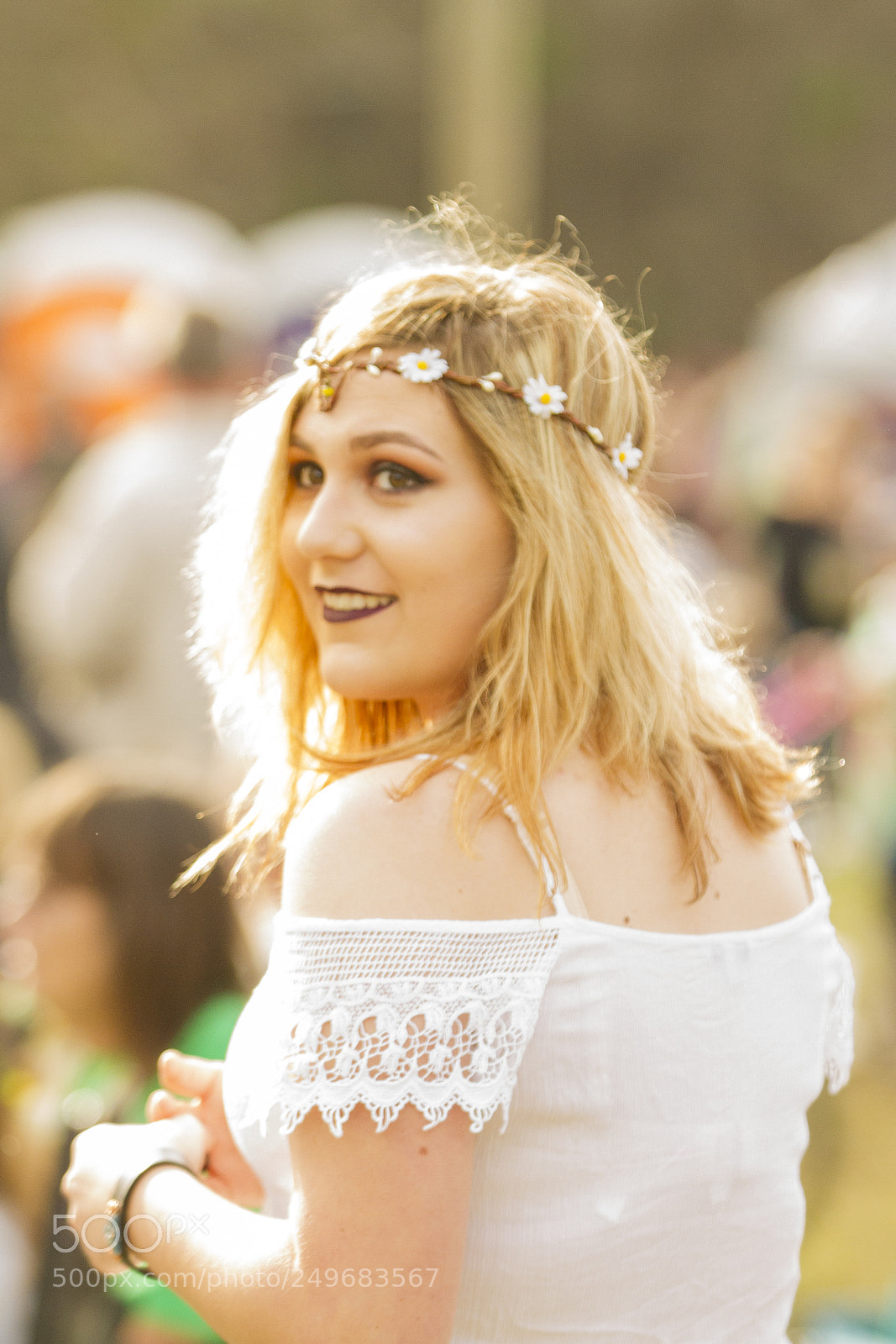 Canon EOS 7D sample photo. Flower girl photography