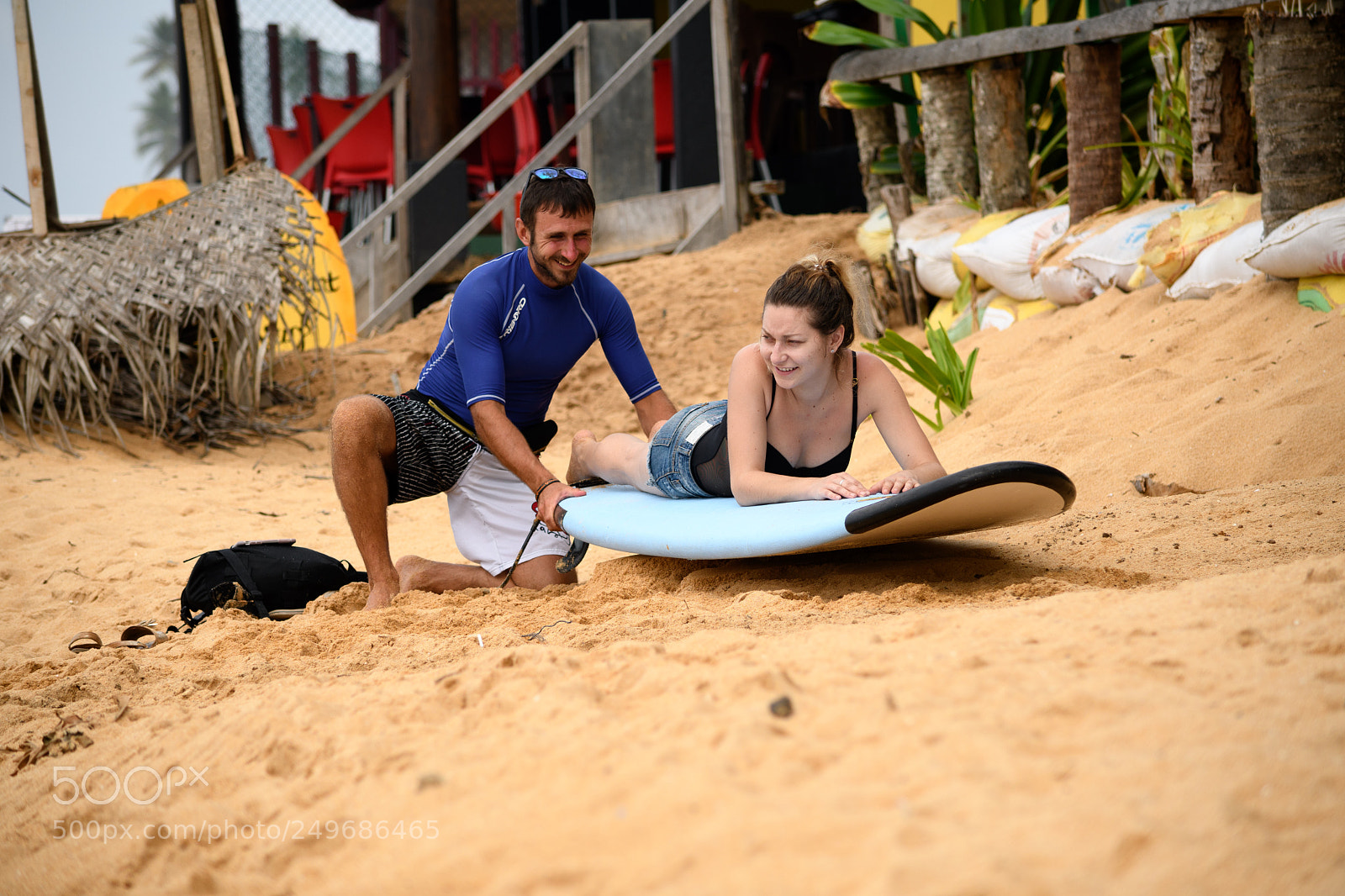 Nikon D7500 sample photo. Surfing class photography