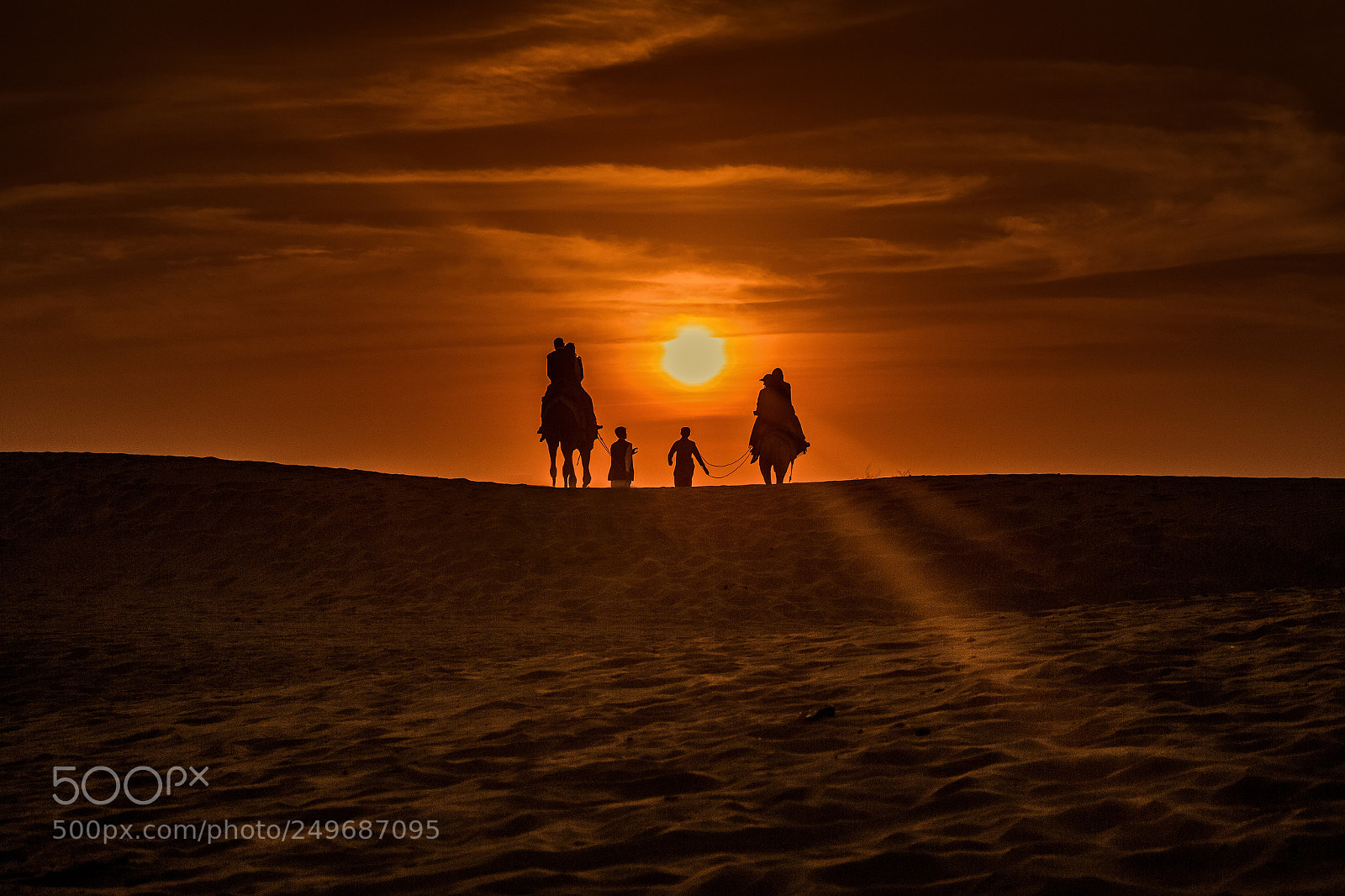Canon EOS 70D sample photo. Sunset of thar desert photography