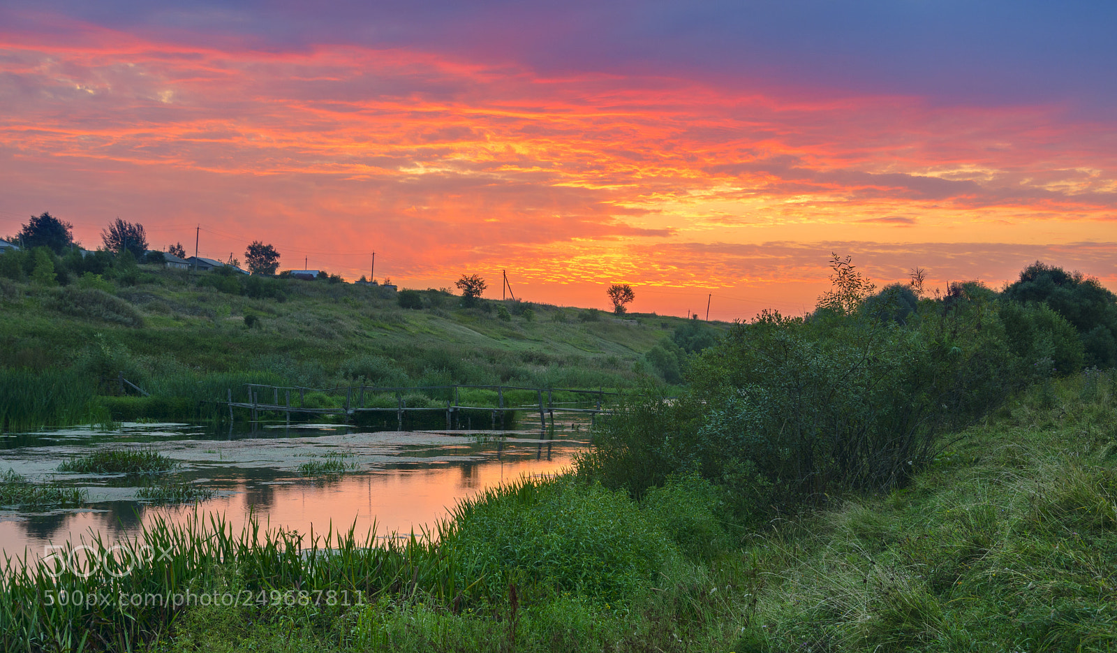 Nikon D5100 sample photo. Fiery sky photography