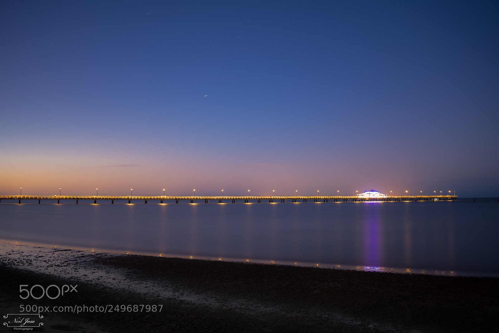 Nikon D3400 sample photo. Blue hour at the photography