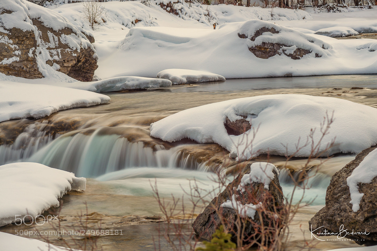 Nikon D600 sample photo. Winter river photography
