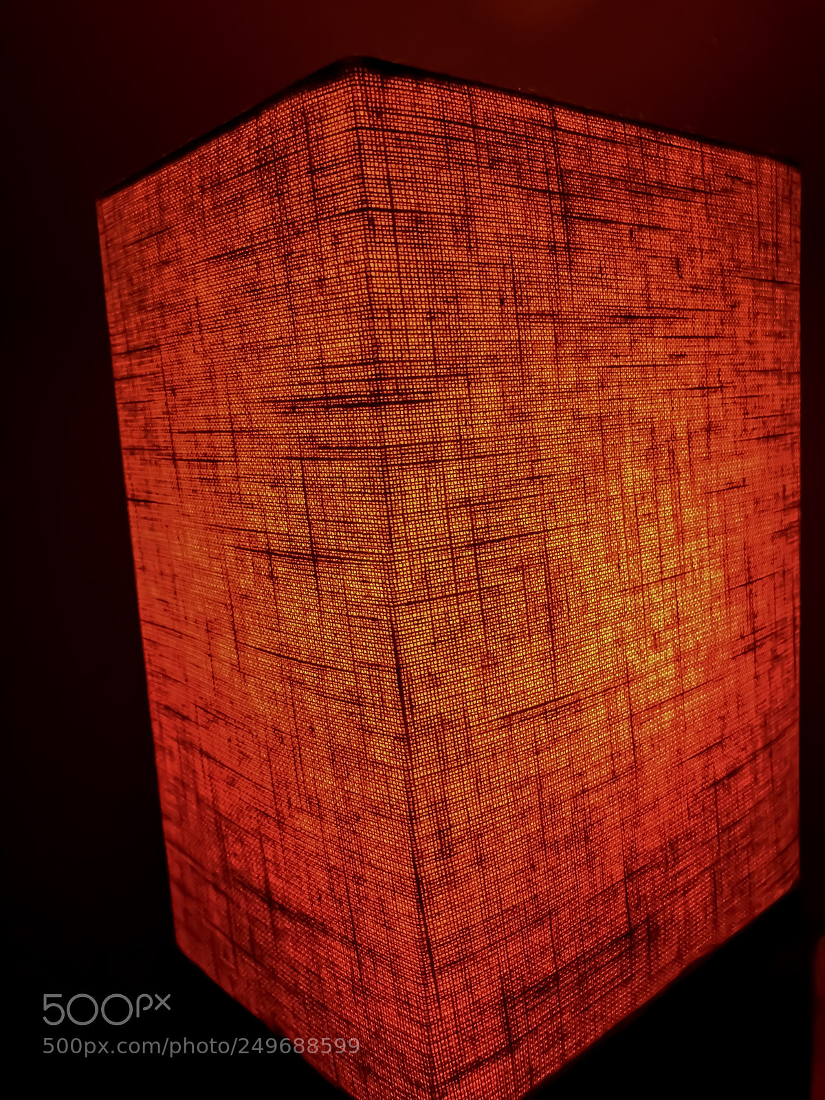 Apple iPhone 8 Plus sample photo. Red night lamp photography