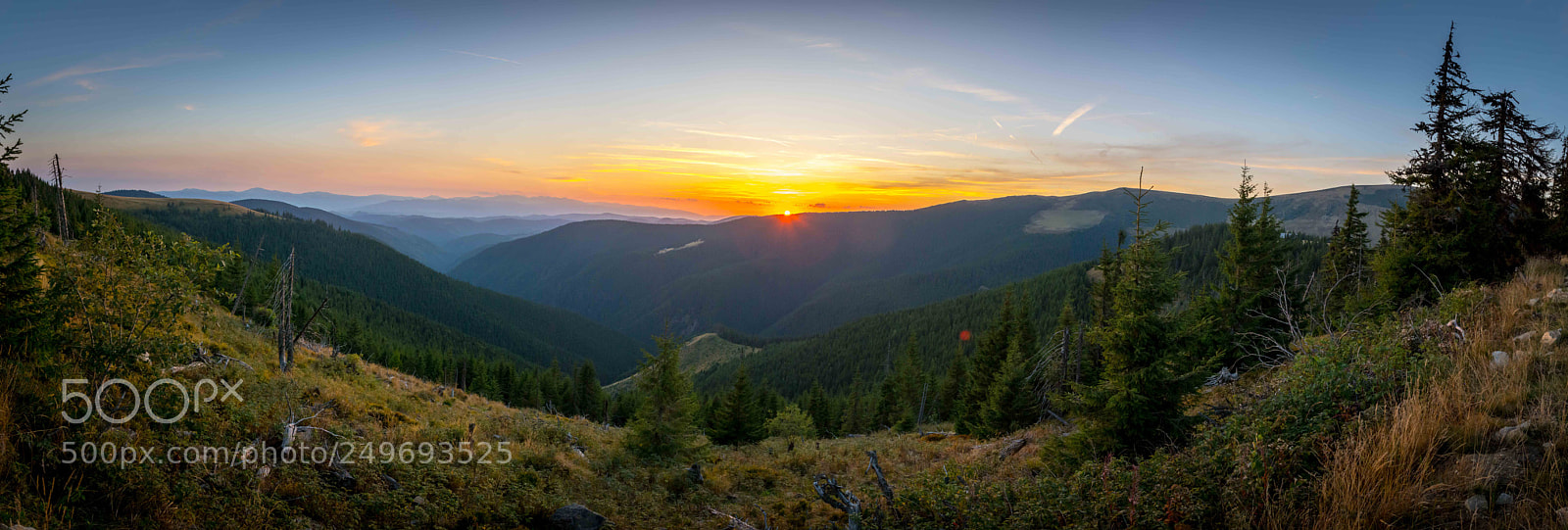Nikon D5200 sample photo. Sunset on the mountain photography
