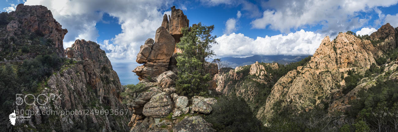 Nikon D600 sample photo. Granites avec vue mer photography