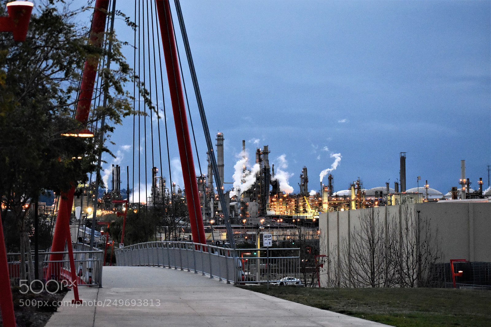 Nikon D3400 sample photo. Bridge along la harbour photography