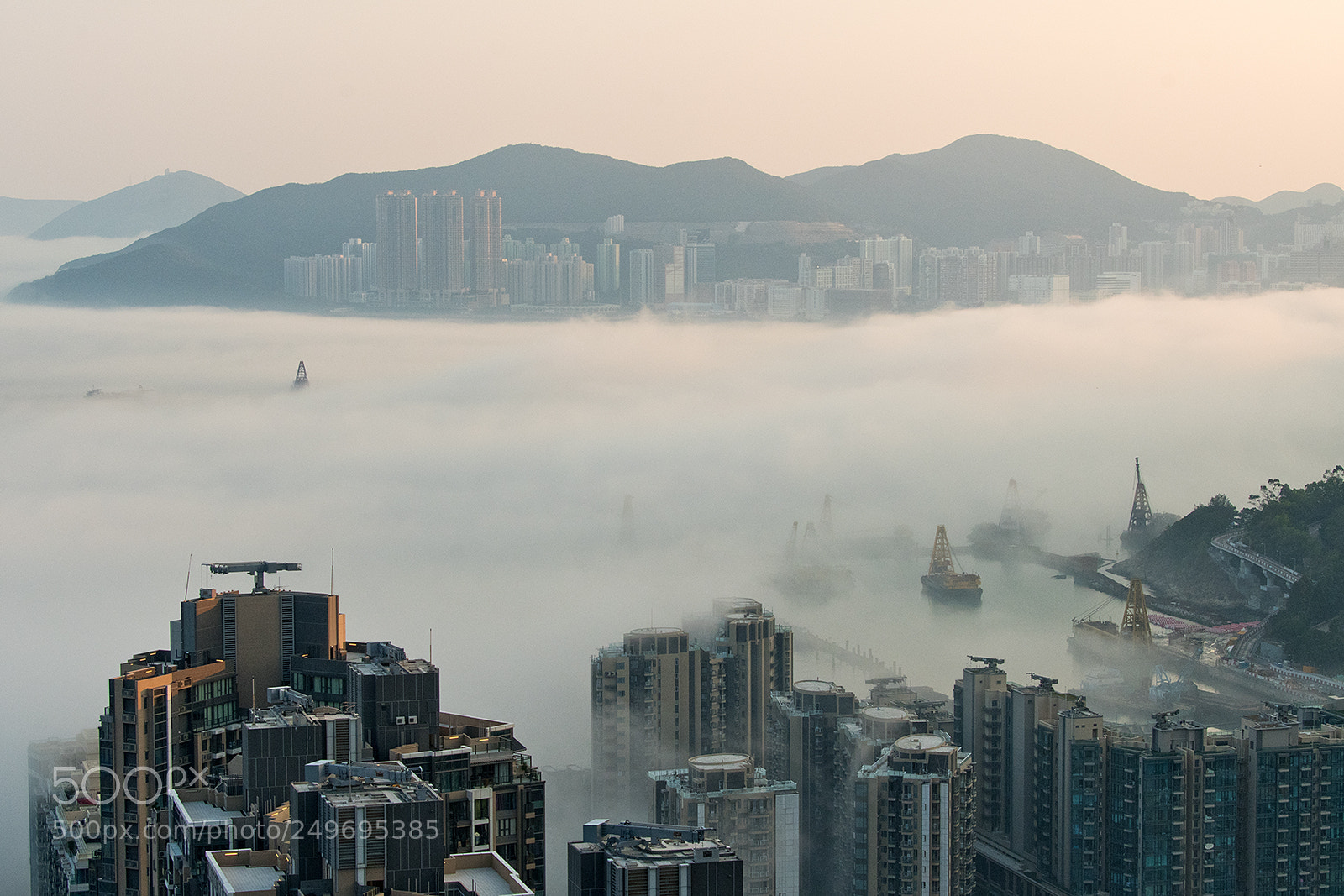 Nikon D500 sample photo. Sea mist photography
