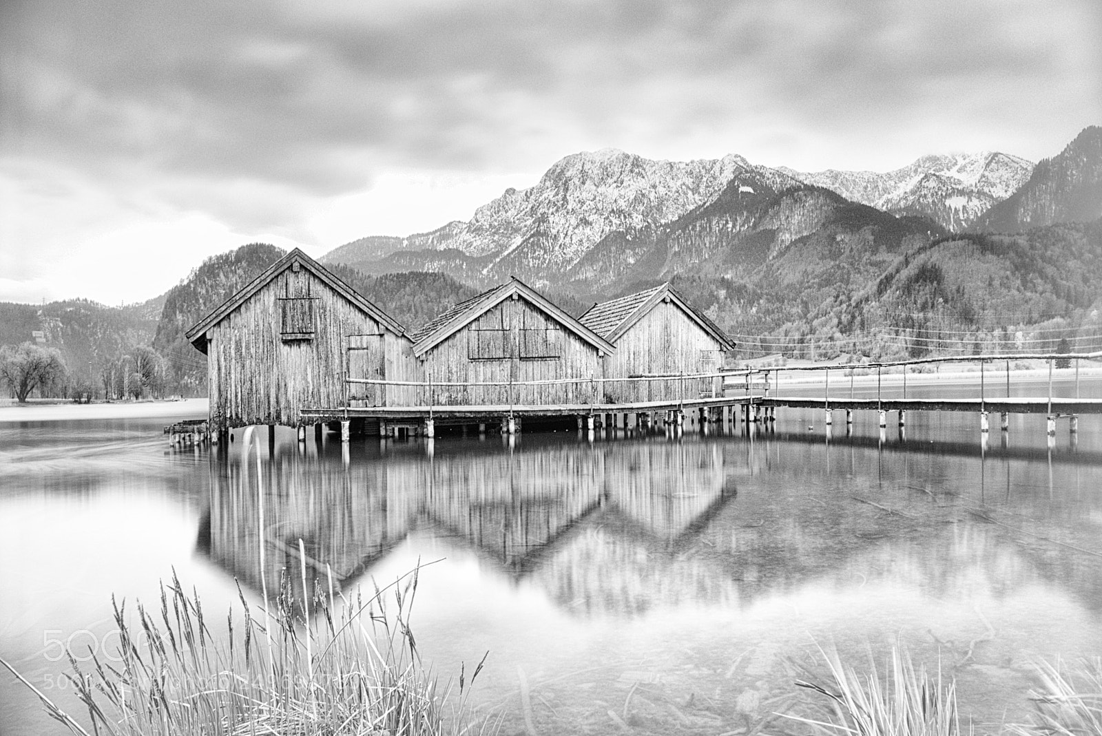Panasonic Lumix DMC-FZ1000 sample photo. Mountainlake bw photography