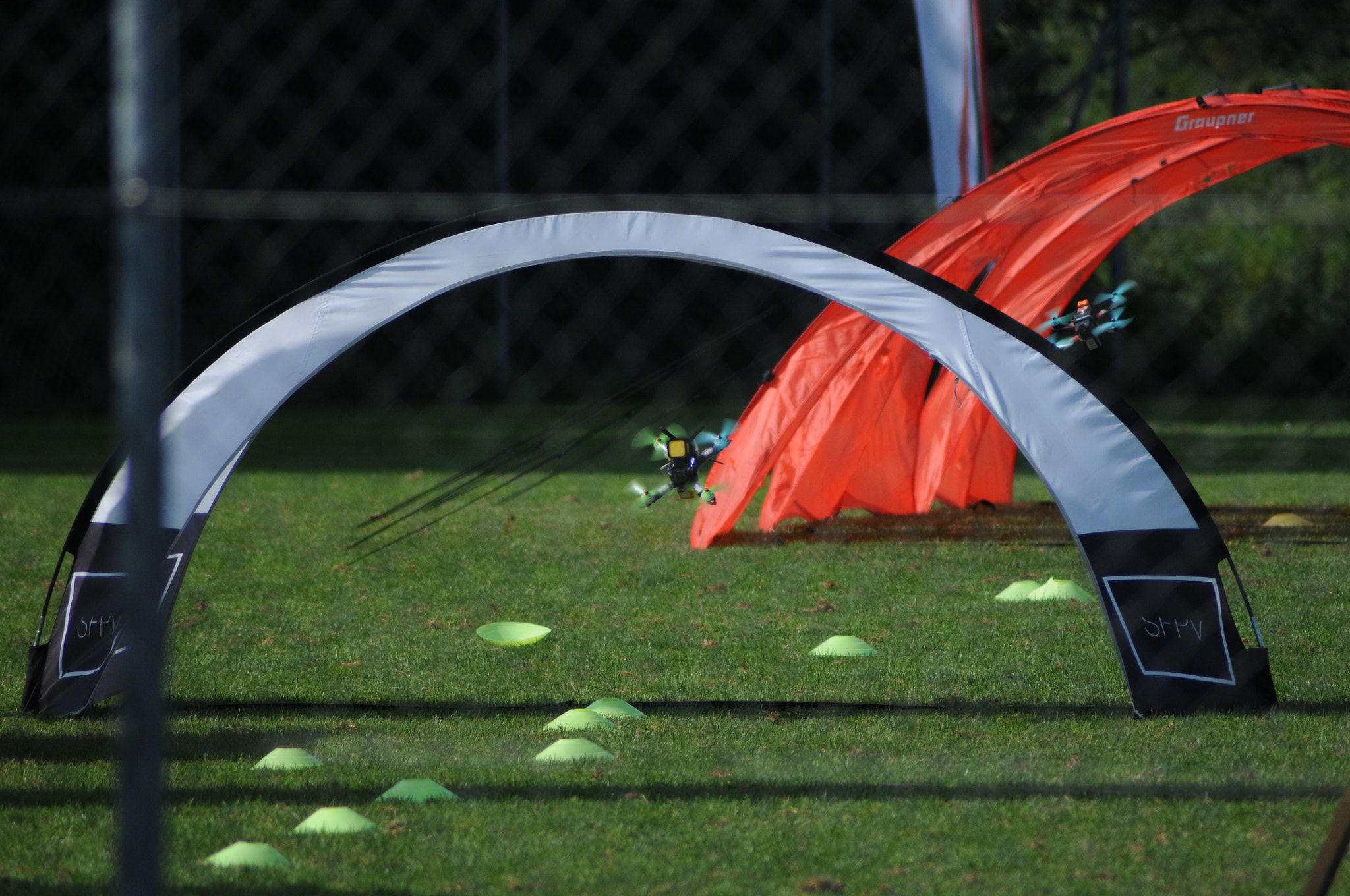 Nikon AF Nikkor 70-300mm F4-5.6G sample photo. Drone race photography