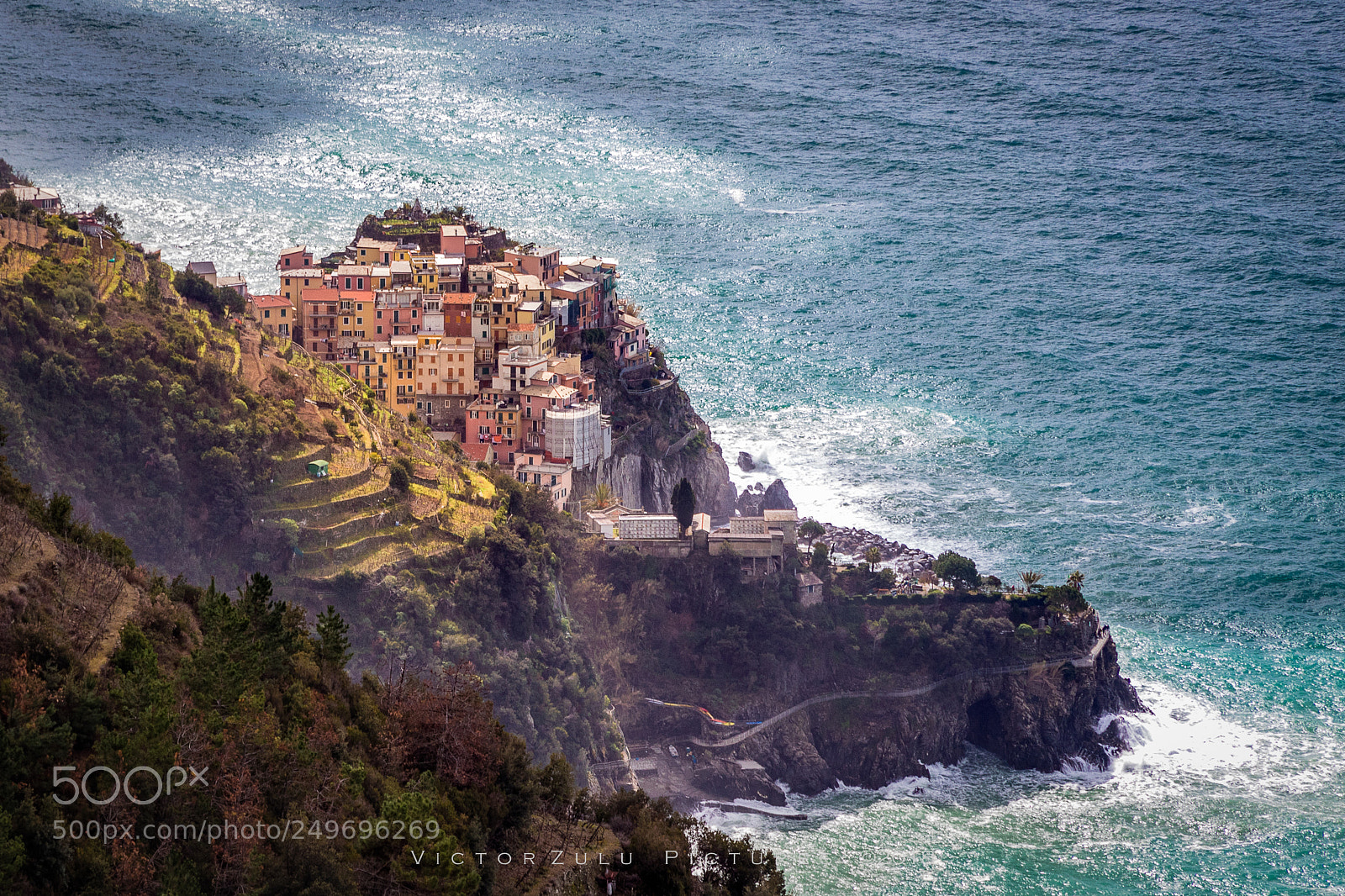 Canon EOS 80D sample photo. Manarola in march photography