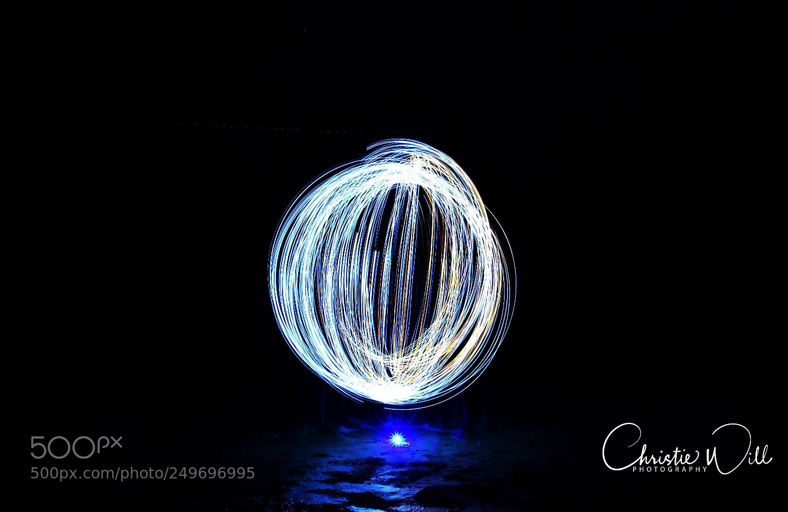 Nikon D5500 sample photo. Light orb photography