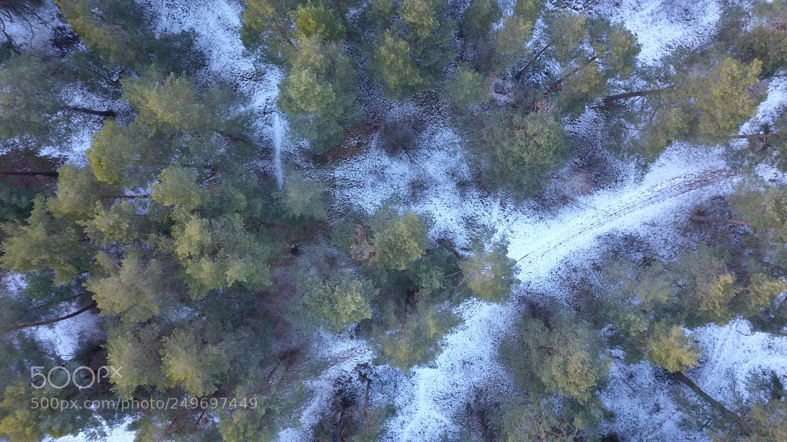 DJI FC220 sample photo. Aerial view of winter photography