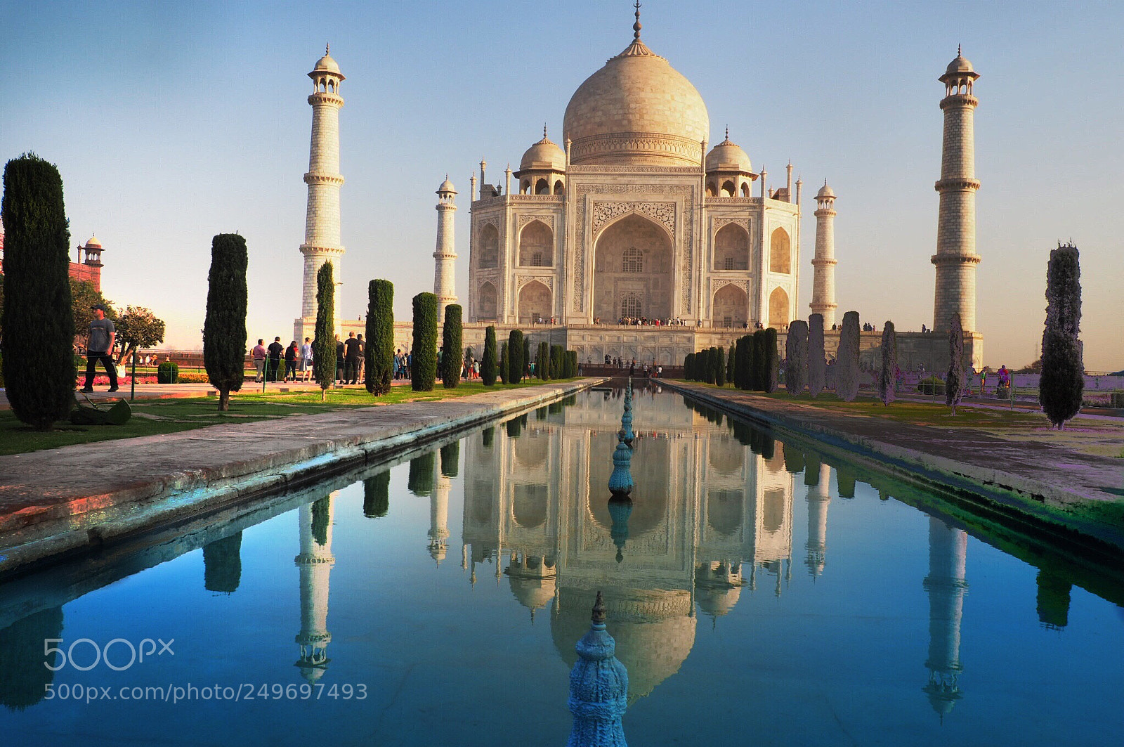 Olympus OM-D E-M10 II sample photo. Sunset view of taj photography