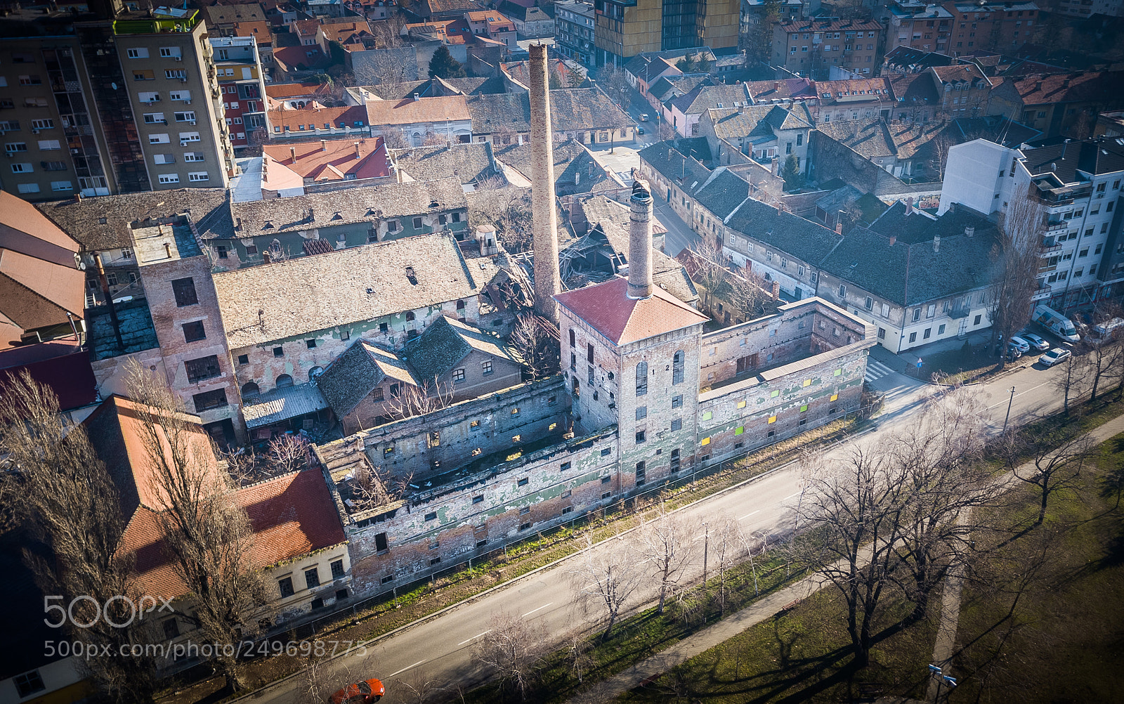 DJI FC220 sample photo. The old brewery photography