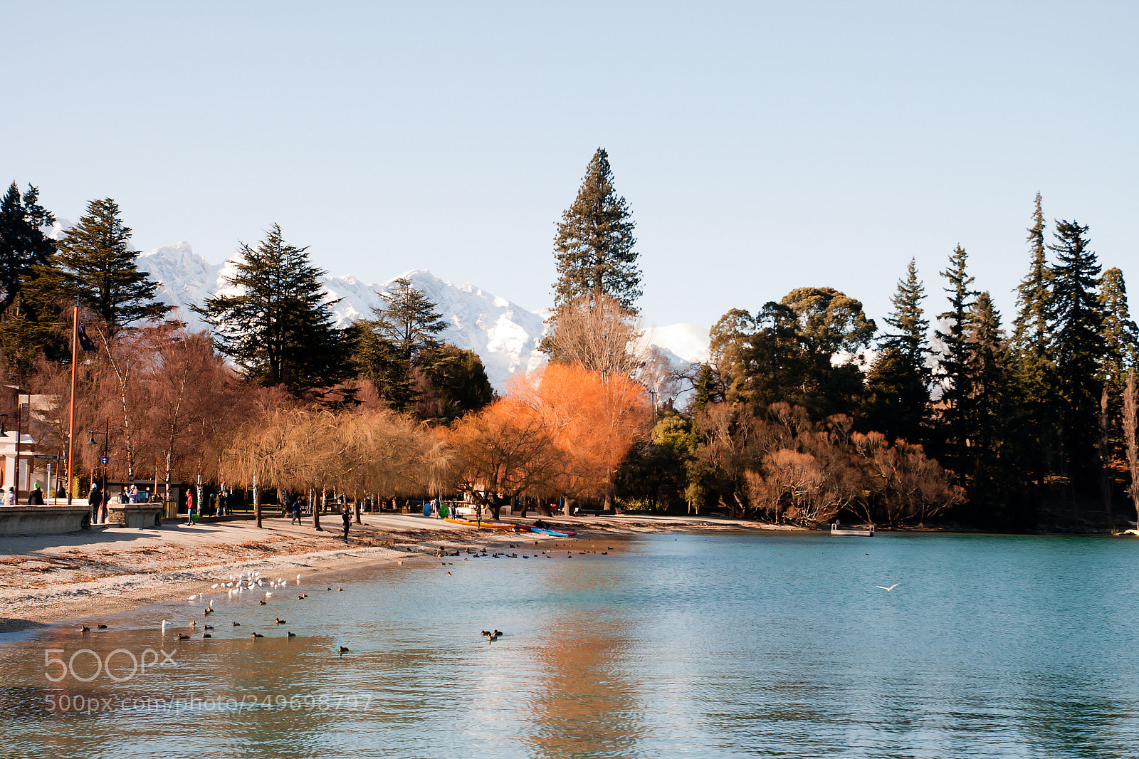 Canon EOS 400D (EOS Digital Rebel XTi / EOS Kiss Digital X) sample photo. Lake wakatipu shore photography