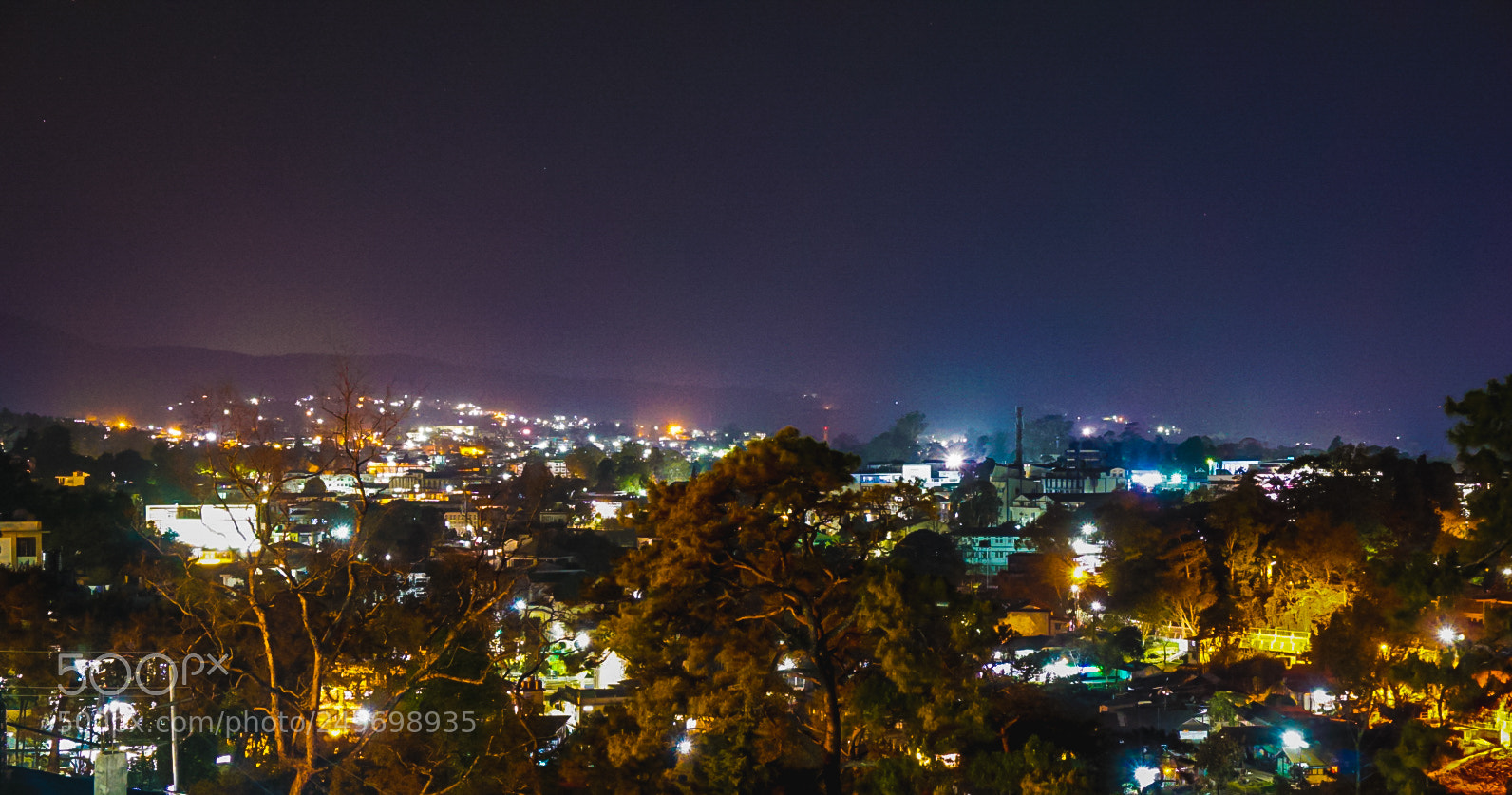 Sony a6000 sample photo. Night scene photography