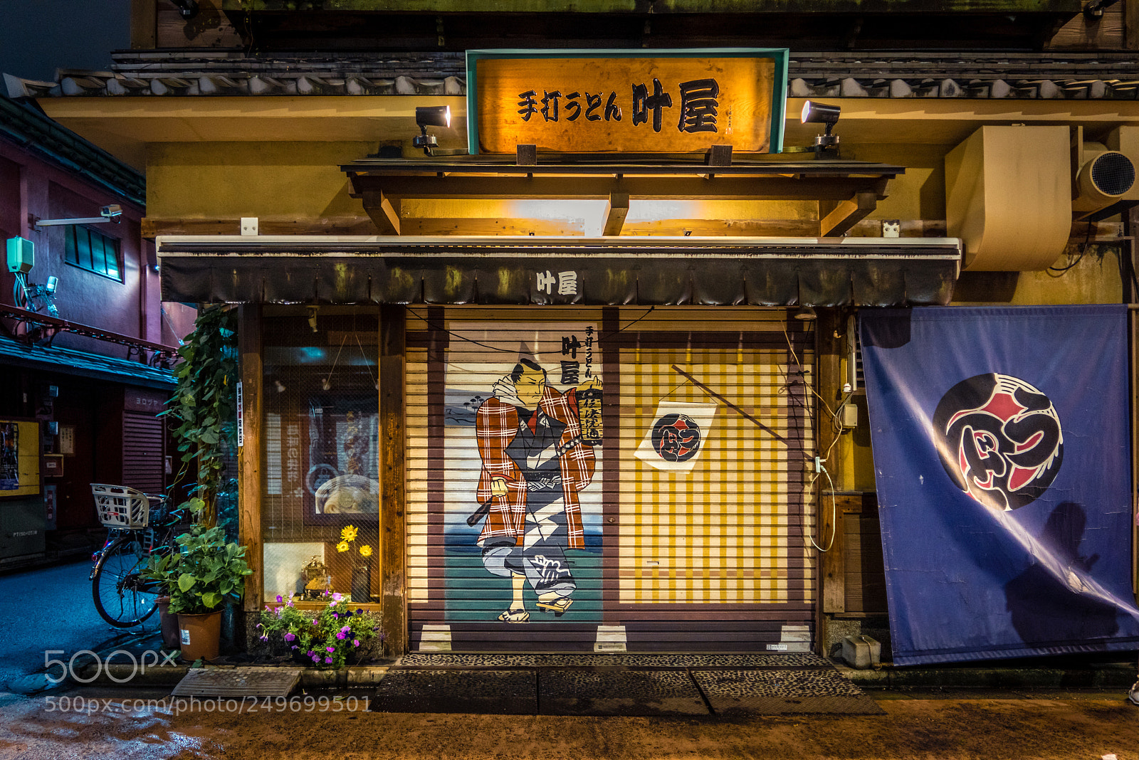 Sony a7R sample photo. Asakusa night photography