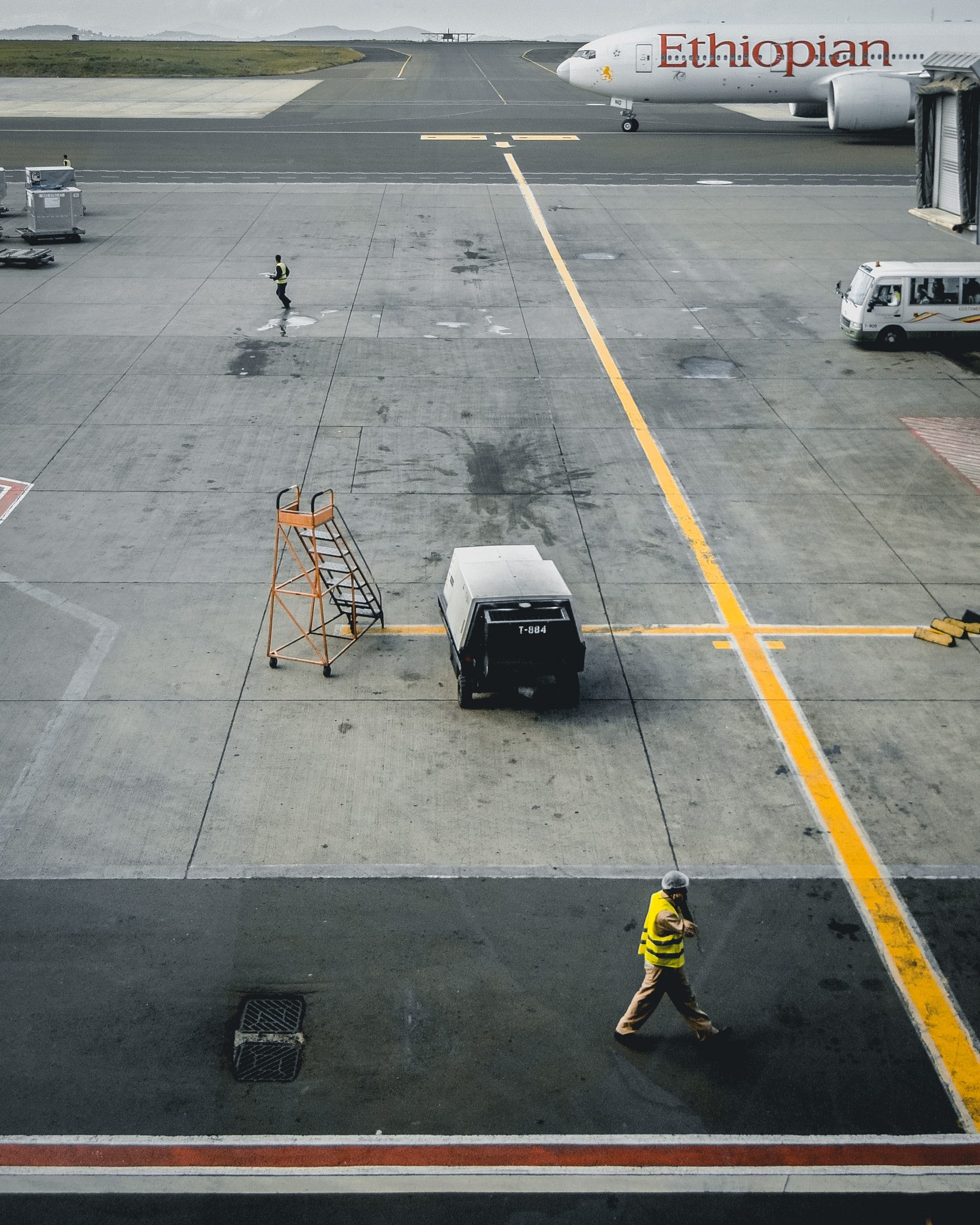 Sony Cyber-shot DSC-W300 sample photo. Addis airport ground service photography
