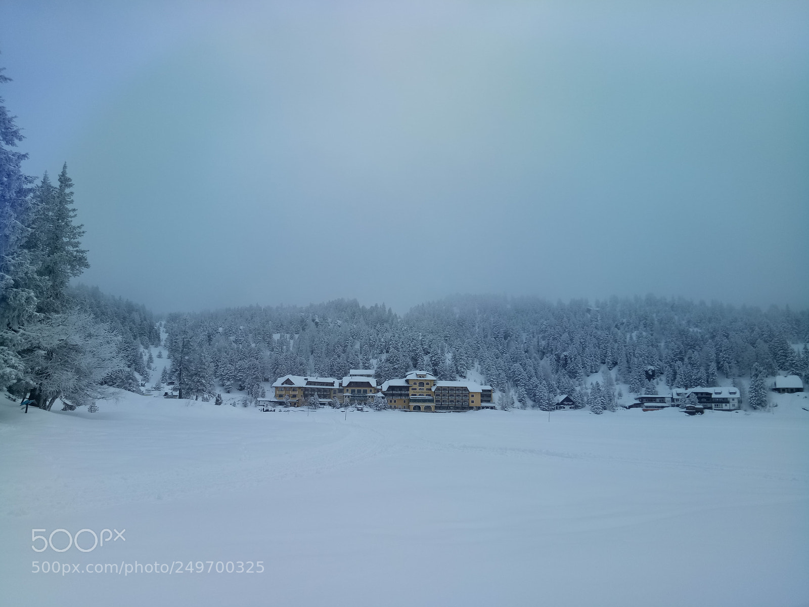 OPPO A1601 sample photo. Winterscape photography