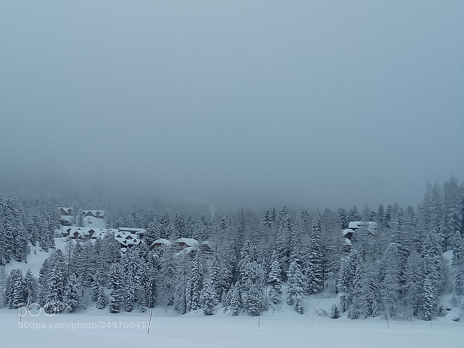 OPPO A1601 sample photo. Winterscape photography