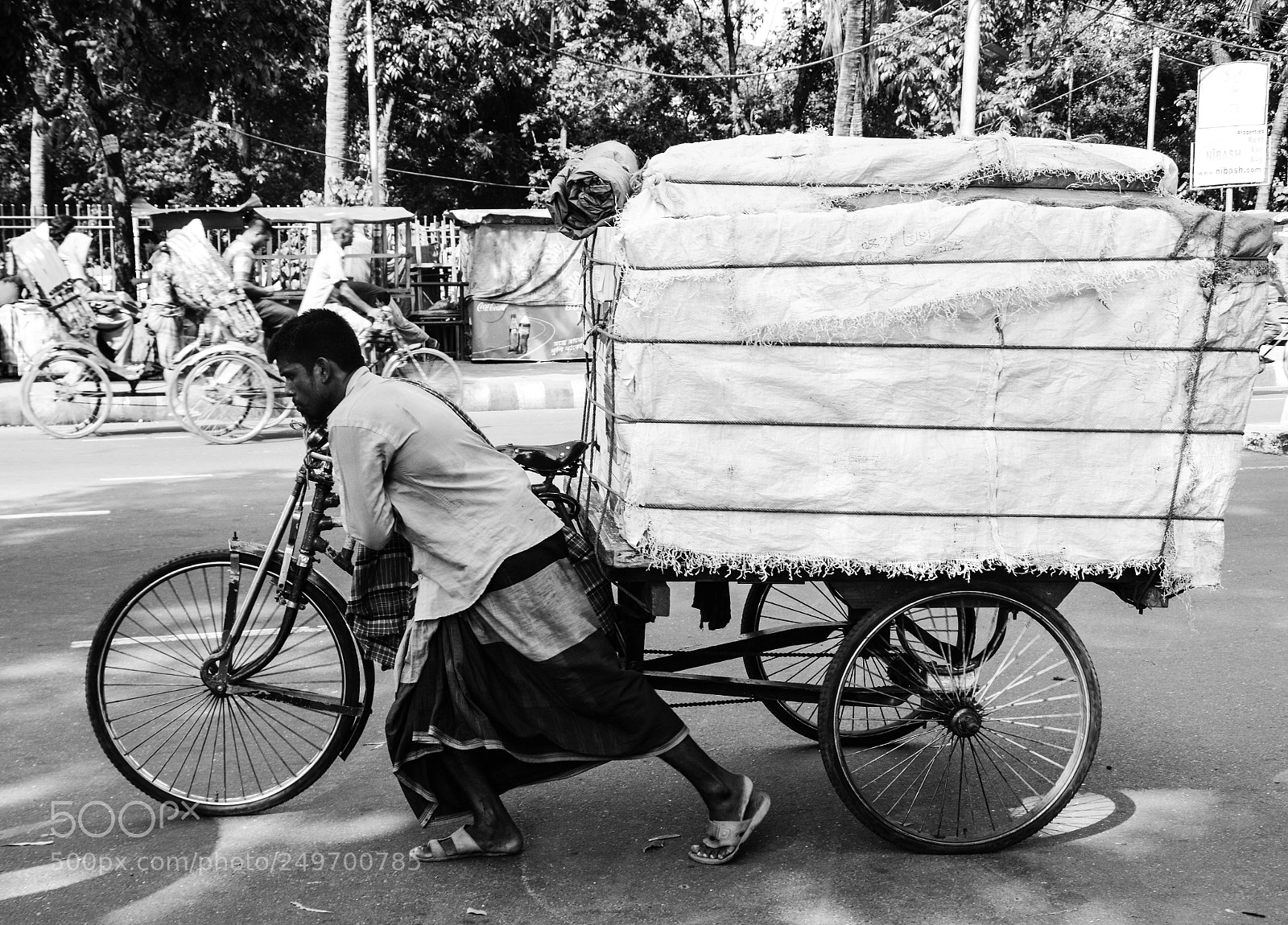Nikon D5200 sample photo. Heavy burden photography
