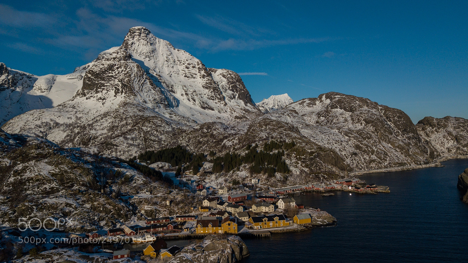 DJI FC220 sample photo. Nusfjord photography