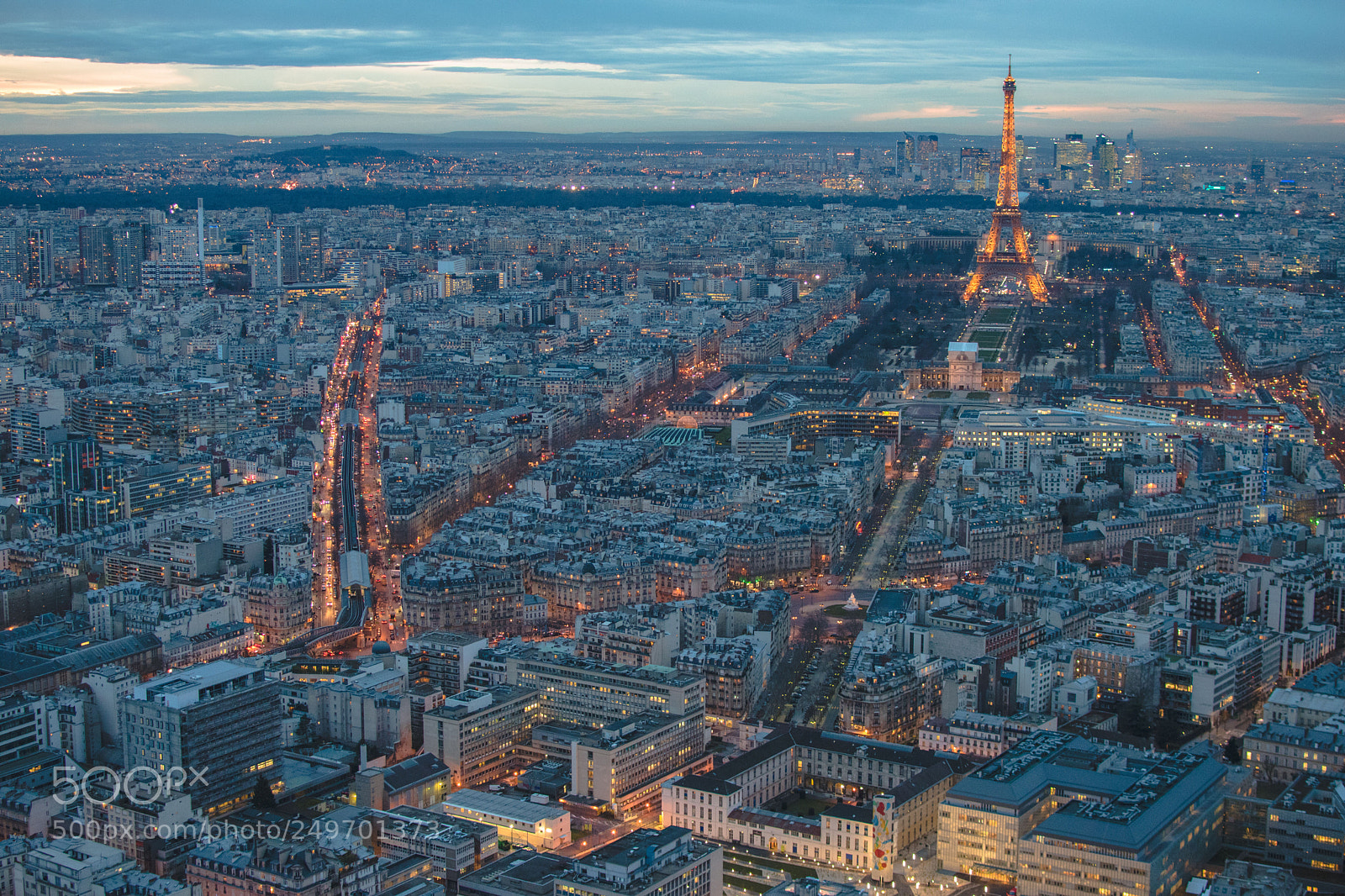Nikon D5500 sample photo. Paris sunset photography