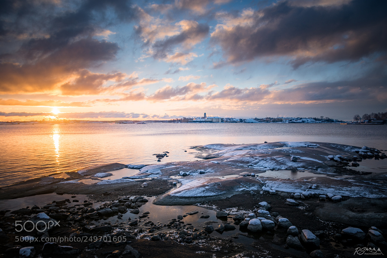 Nikon D5200 sample photo. Spectacular sunrise, helsinki photography
