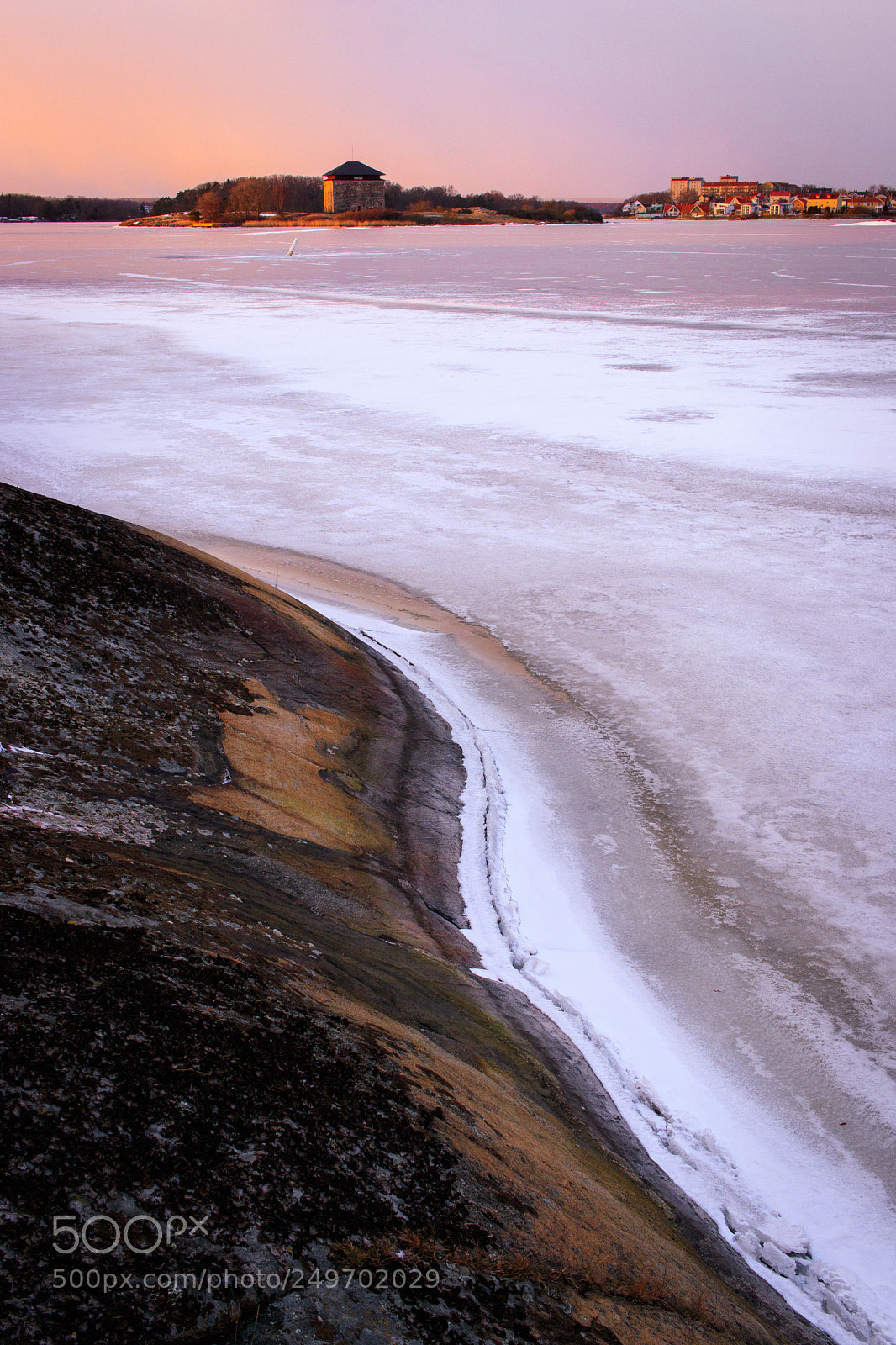 Canon EOS 80D sample photo. Sunset and ice photography