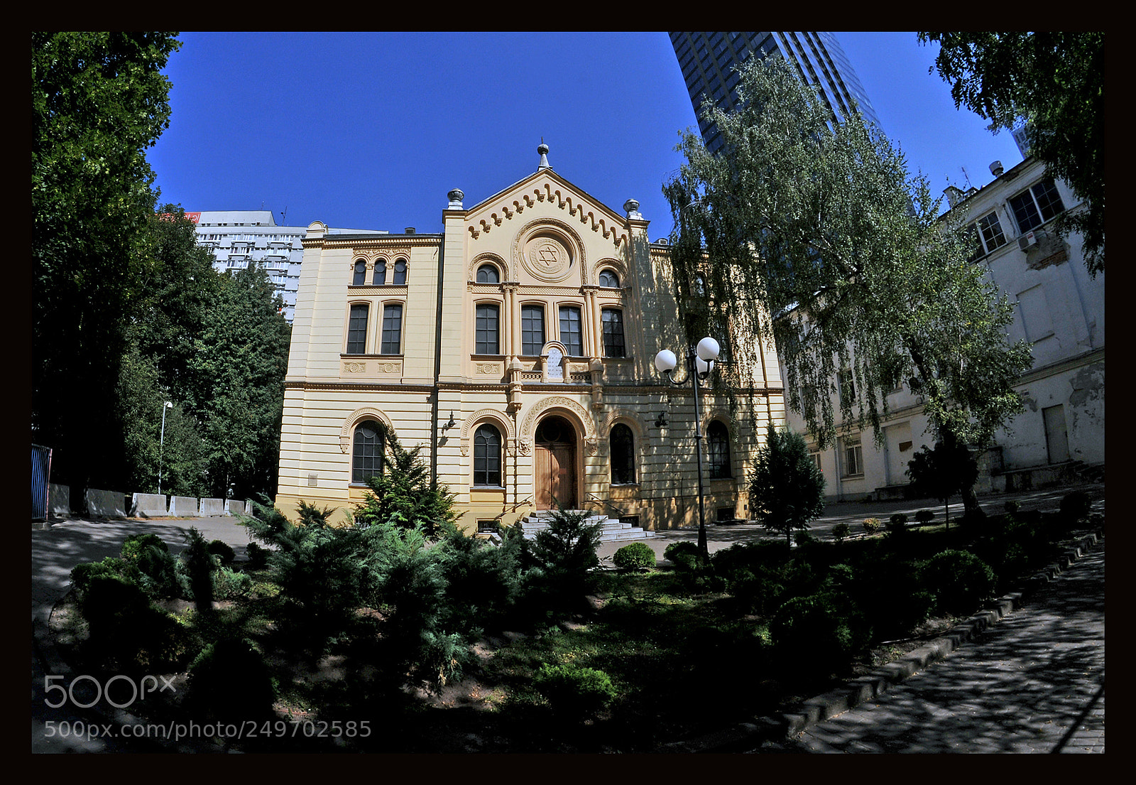 Nikon D300 sample photo. Synagoge in warszawa photography