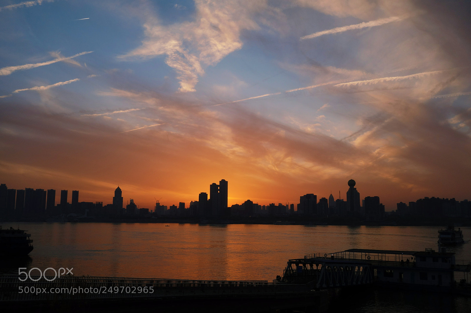 Sony Cyber-shot DSC-RX100 sample photo. Sunset by the yangtze photography