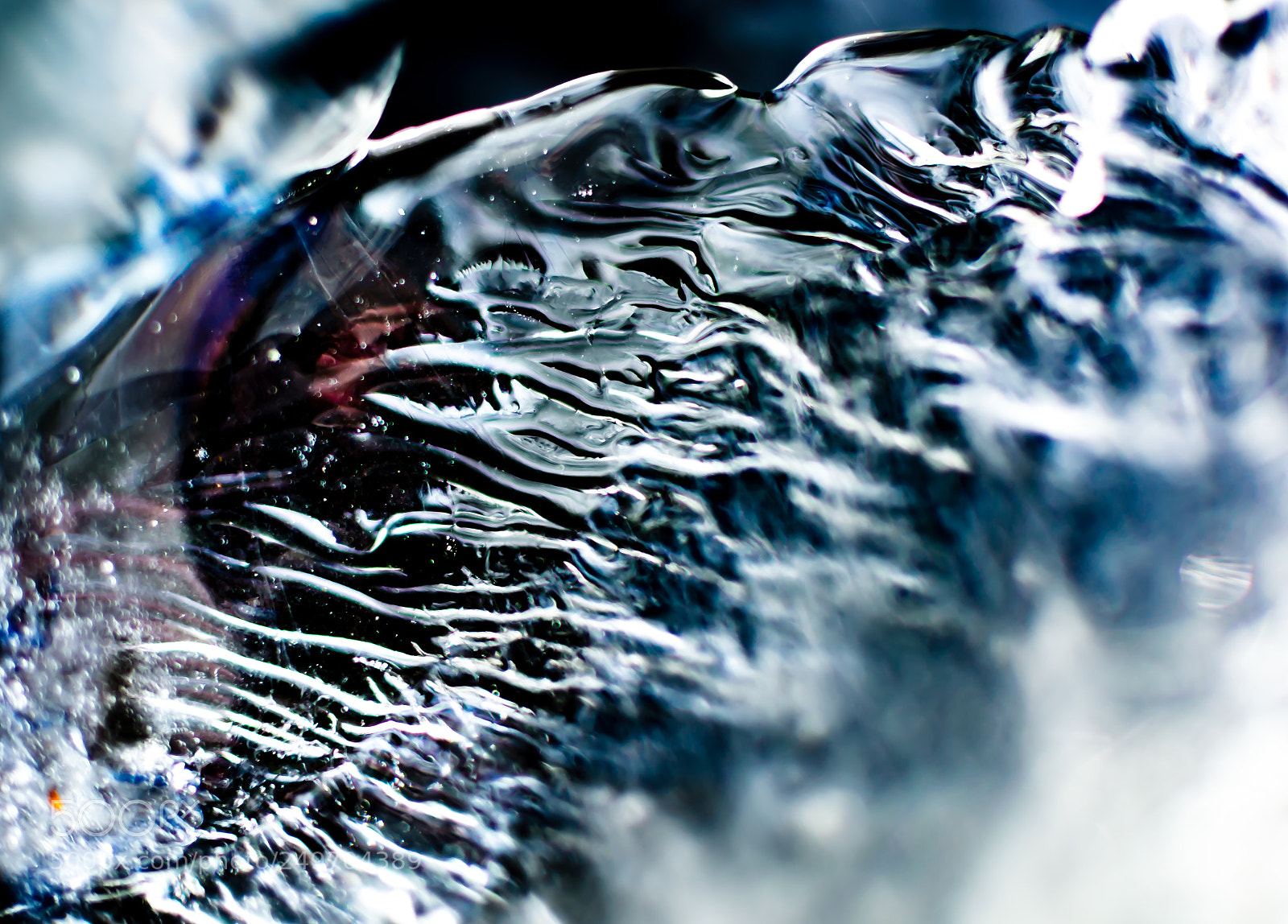 Nikon D5200 sample photo. Icey reflection photography