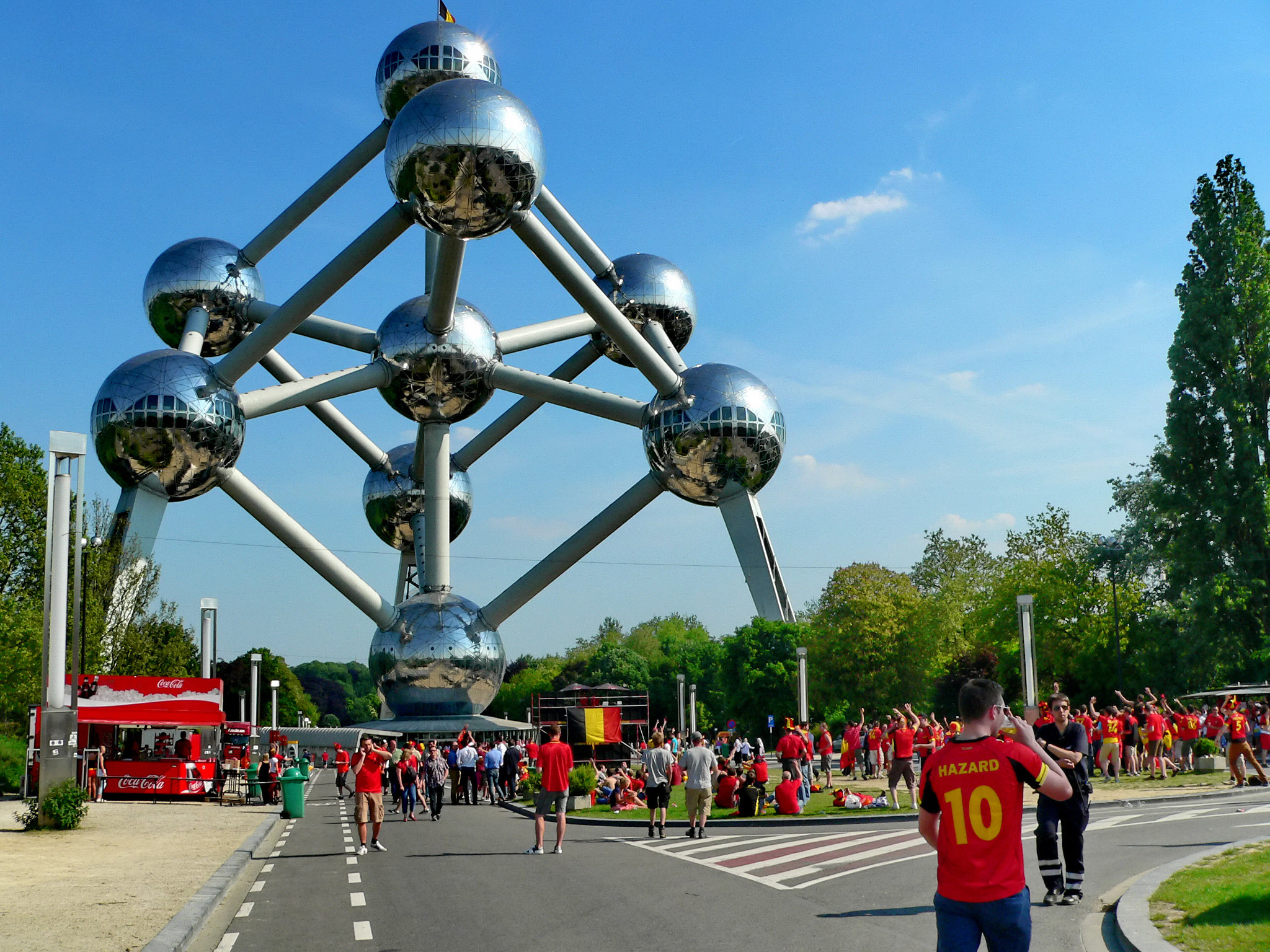 Panasonic DMC-FZ20 sample photo. Bruxelles atomium photography