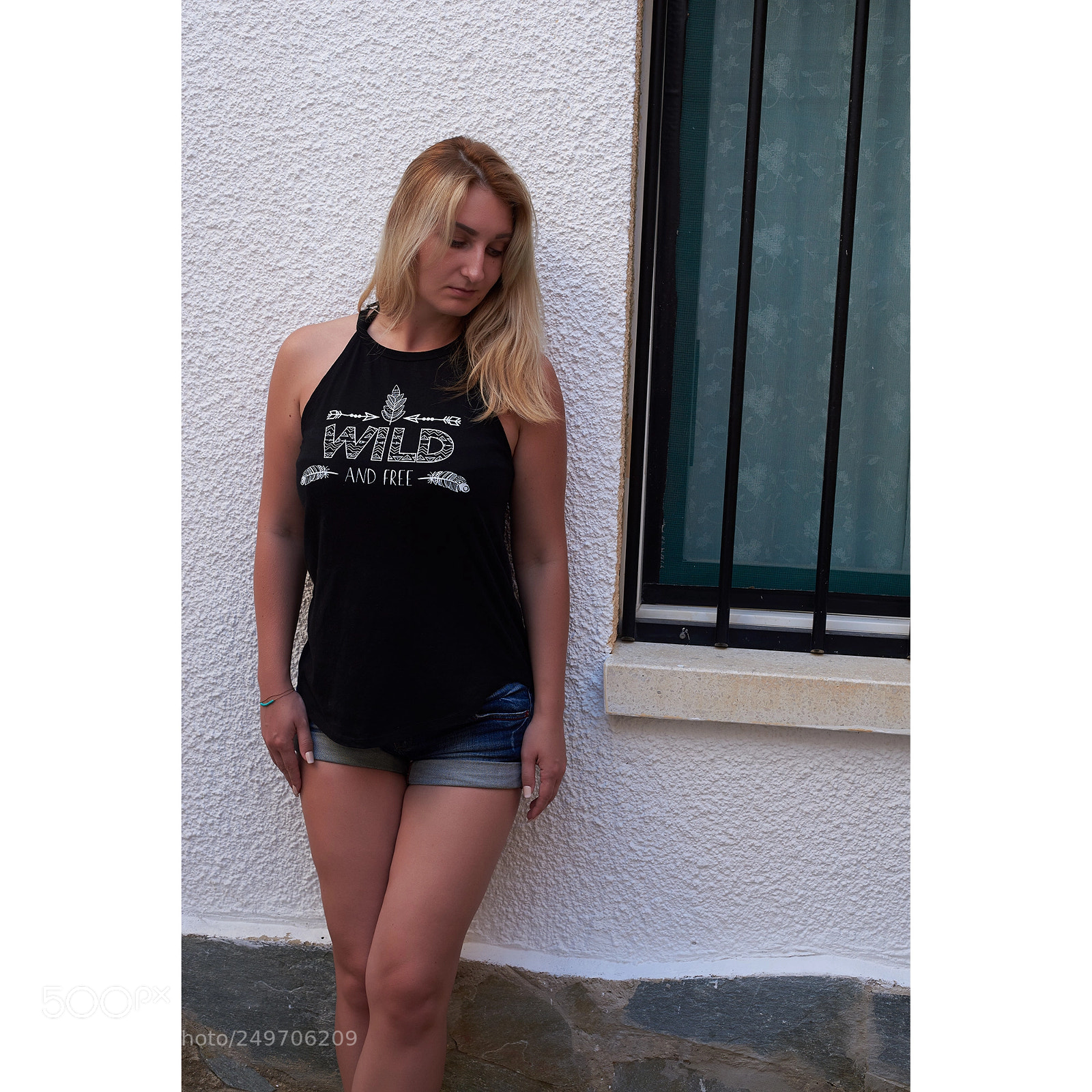 Nikon D610 sample photo. Cyprus window photography