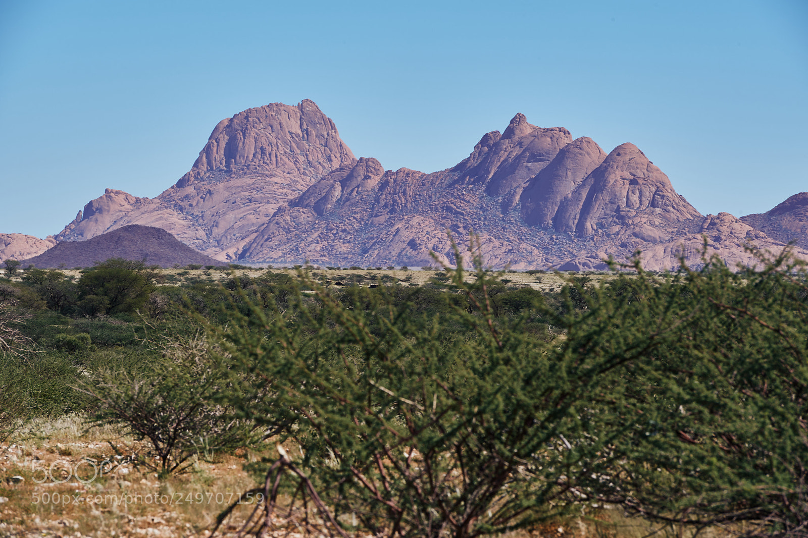 Nikon D5 sample photo. Spitzkoppe in the distance photography