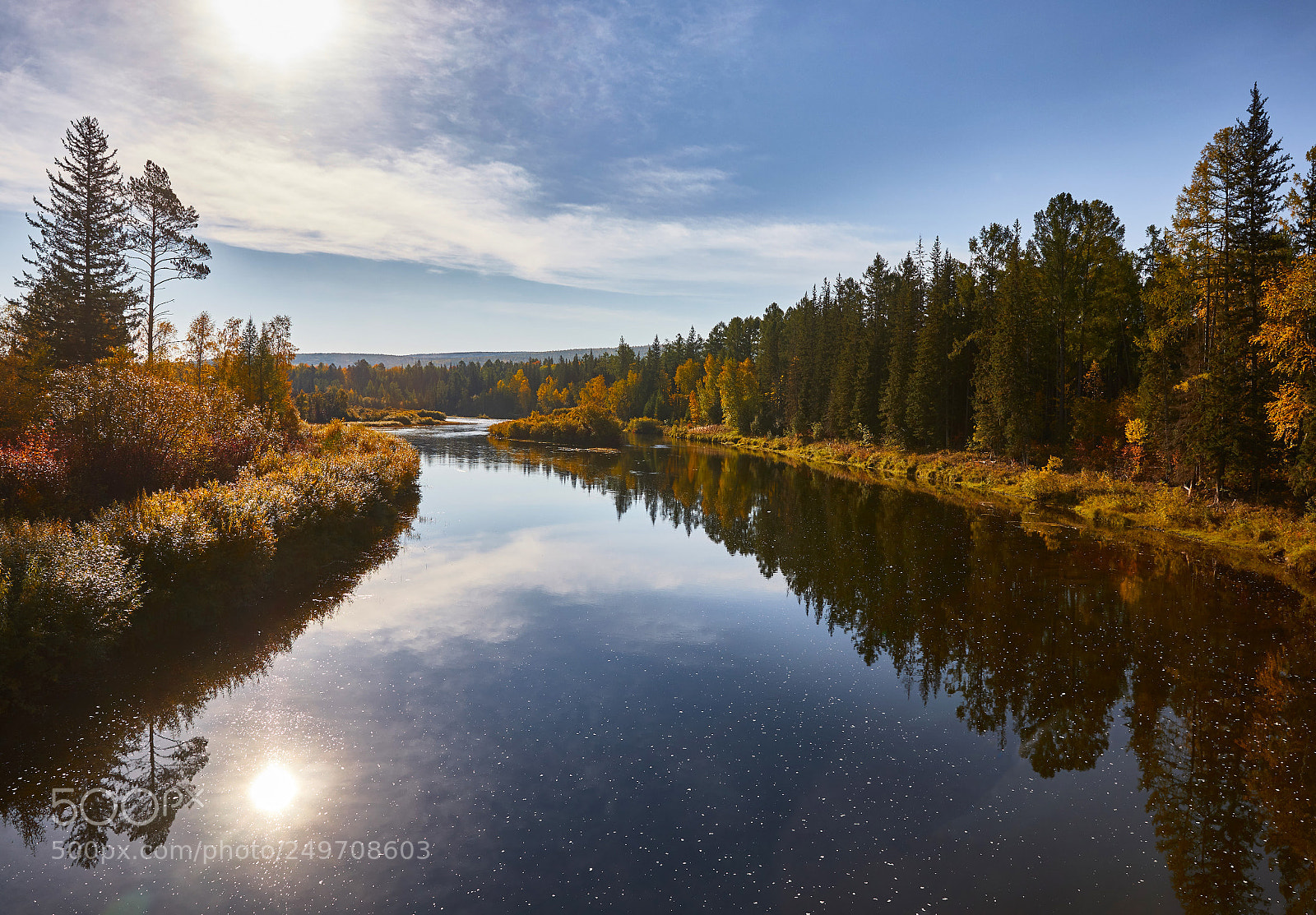 Canon EOS 5D Mark IV sample photo. Taiga river photography