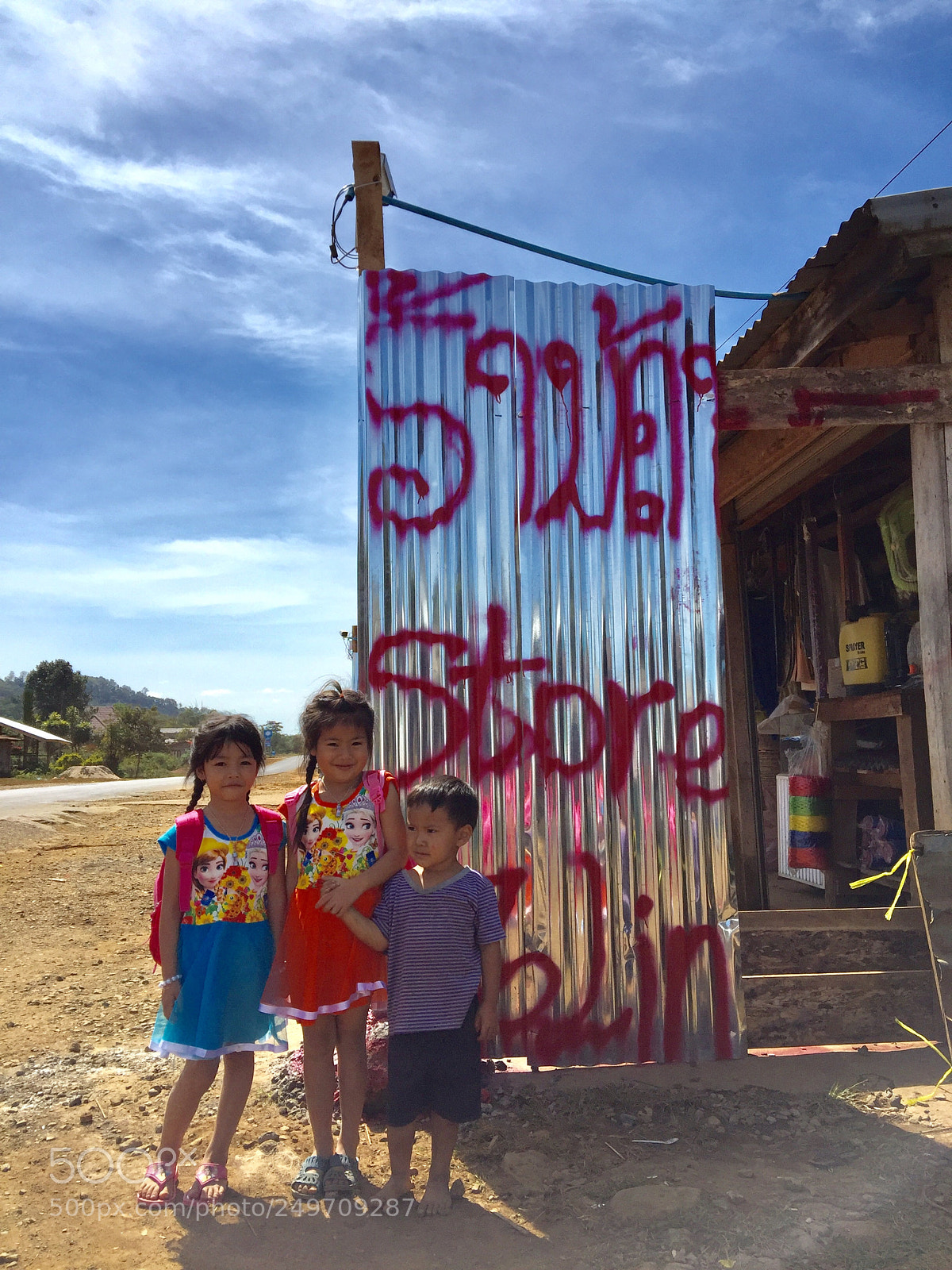 Apple iPhone 6 sample photo. Laos kid photography