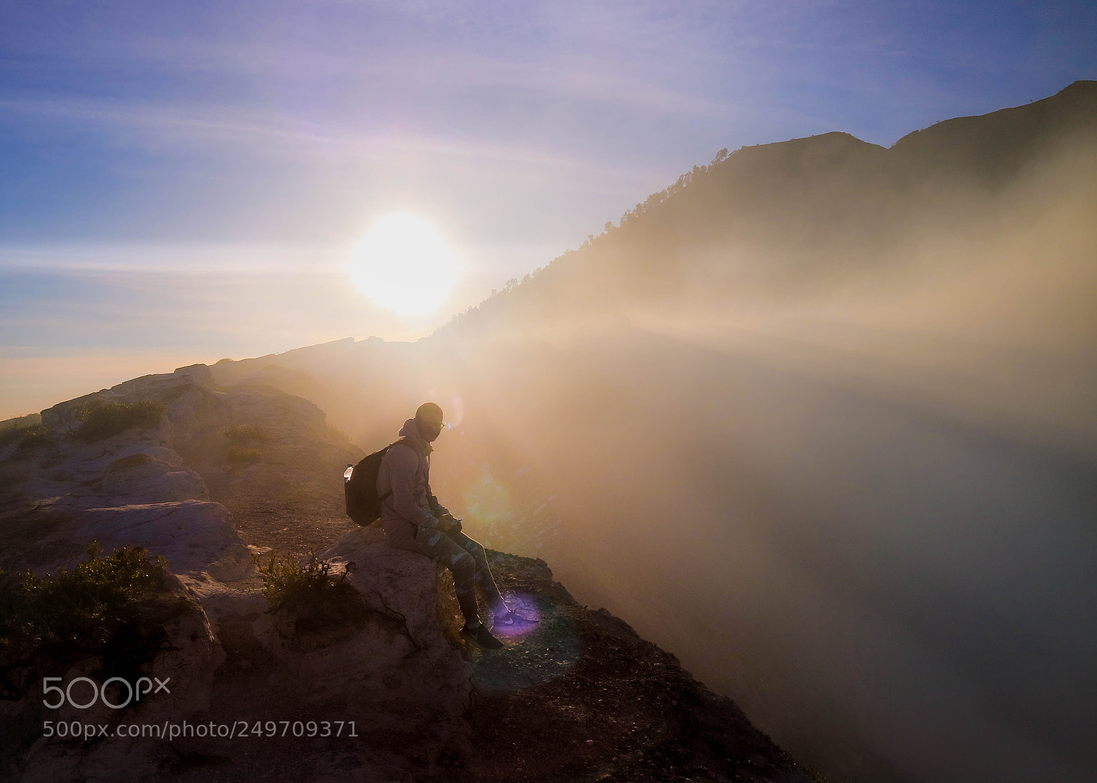 Canon EOS M3 sample photo. Sunrise at ijen crater photography