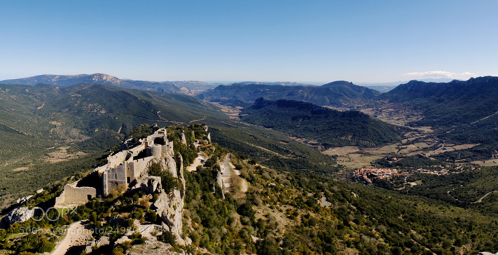 Fujifilm X30 sample photo. Peyrepertuse 2 photography