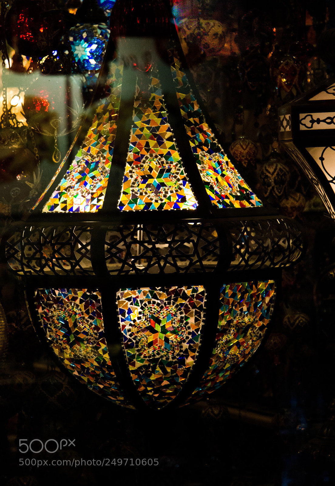 Canon EOS 650D (EOS Rebel T4i / EOS Kiss X6i) sample photo. Mosaic ottoman lamps from photography