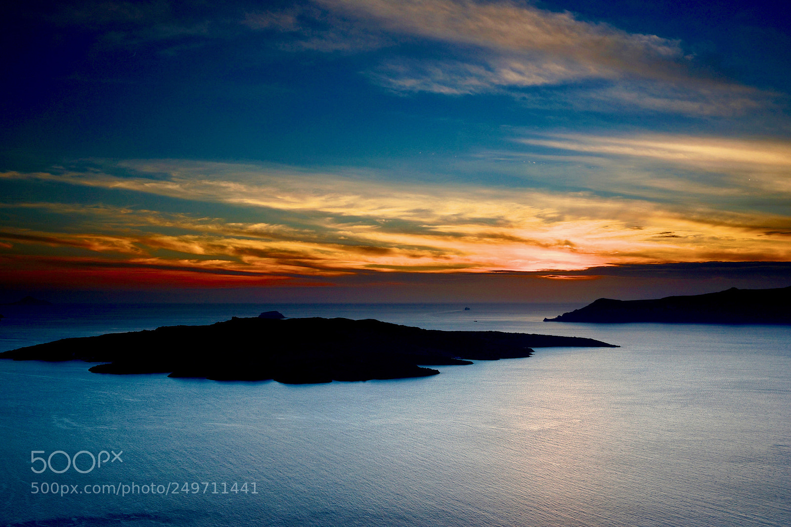 Sony SLT-A99V sample photo. Sunset in santorini photography