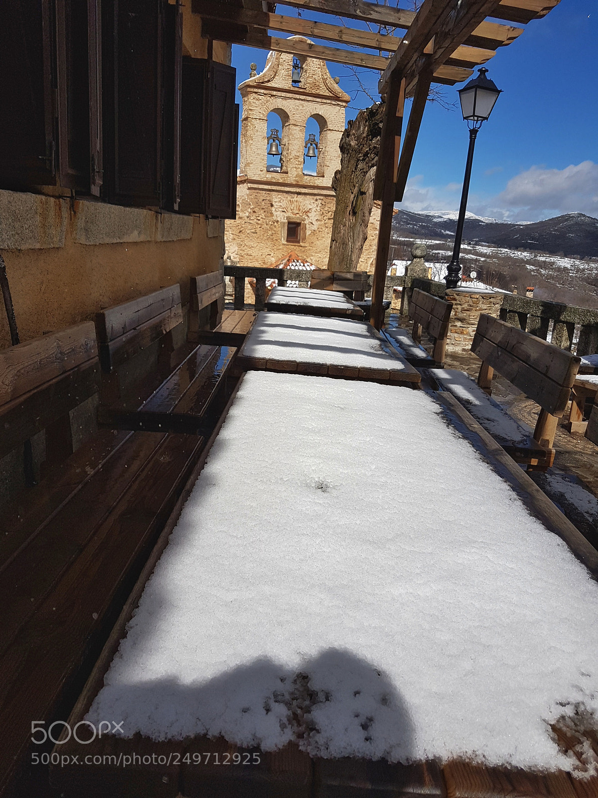 Samsung Galaxy S7 Edge sample photo. Iglesia y nieve photography