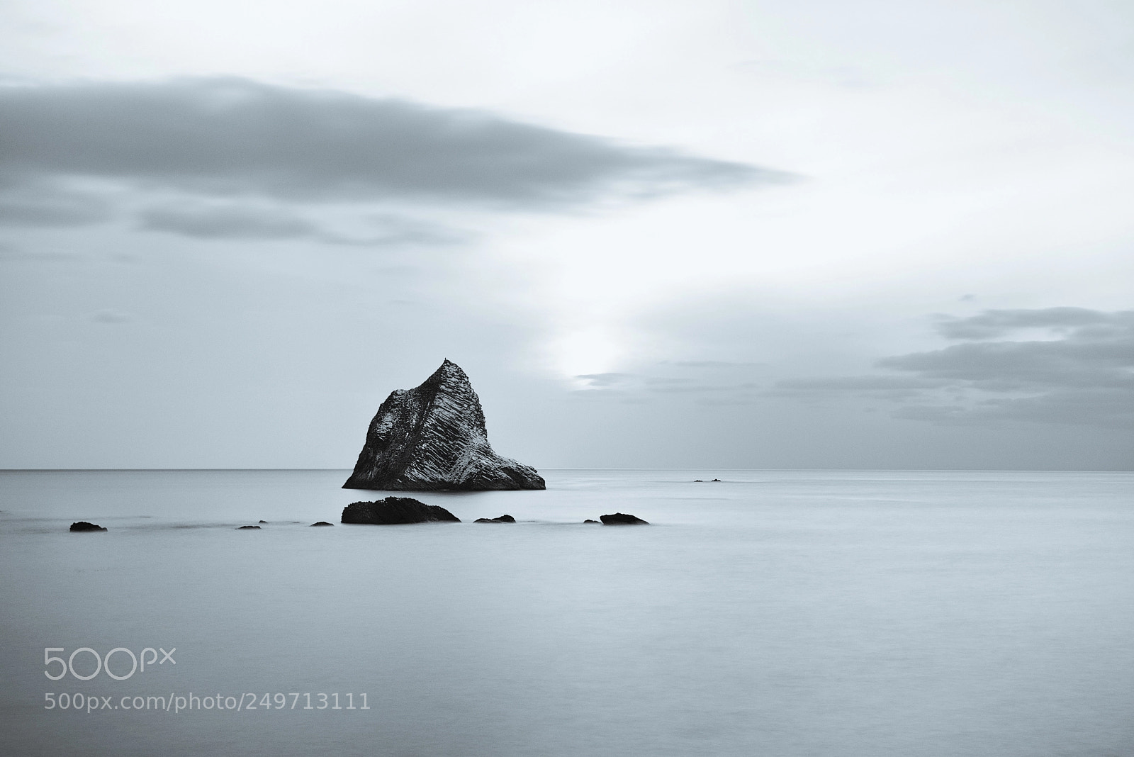 Nikon D800E sample photo. Quiet sea (monochrome version) photography