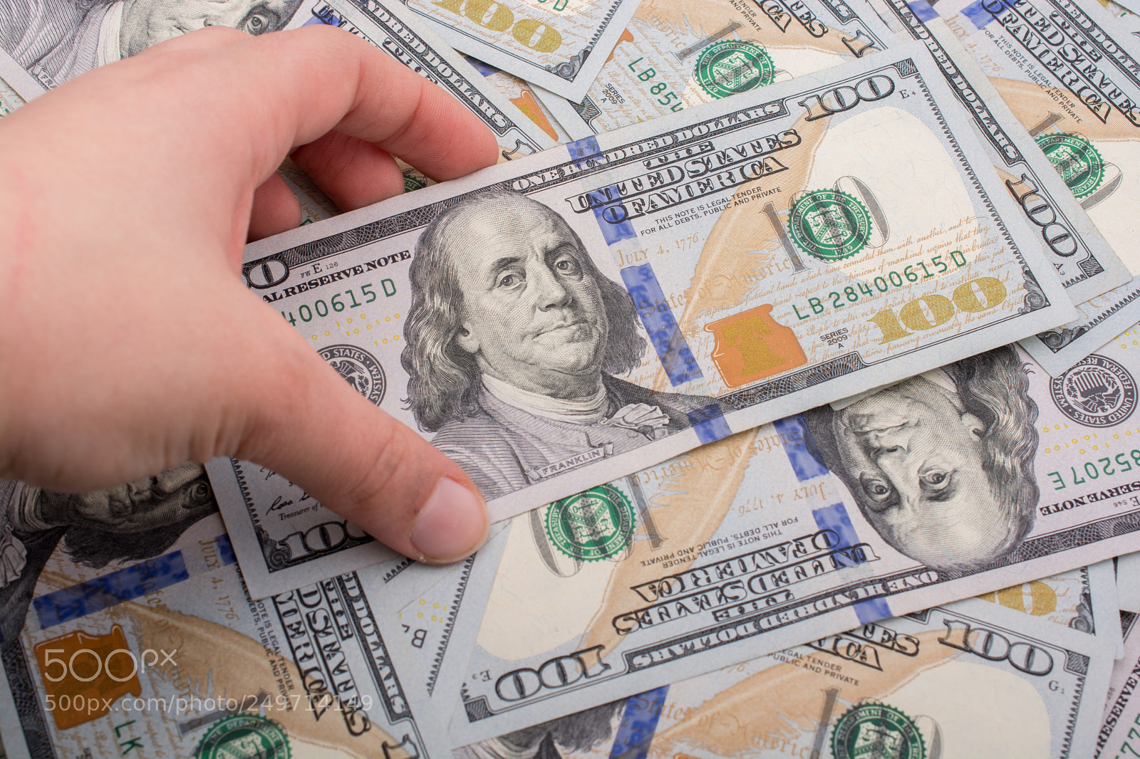 Nikon D7100 sample photo. Banknotes of us dollar photography