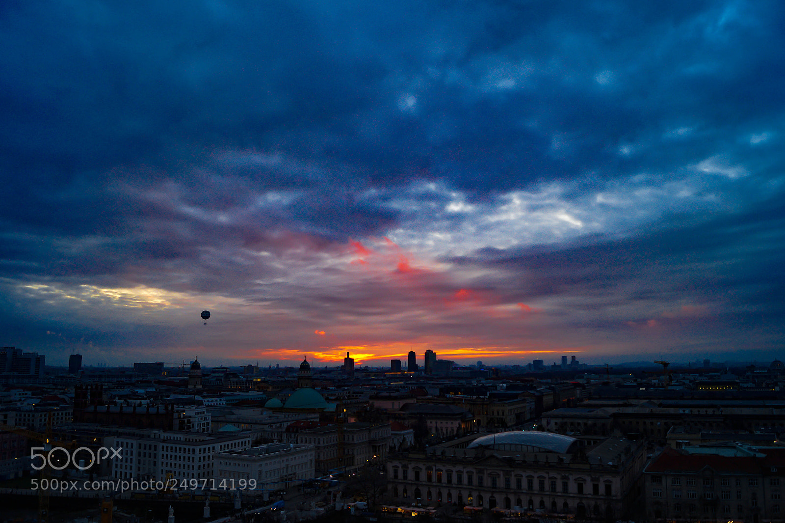 Sony SLT-A58 sample photo. Sunset in berlin photography